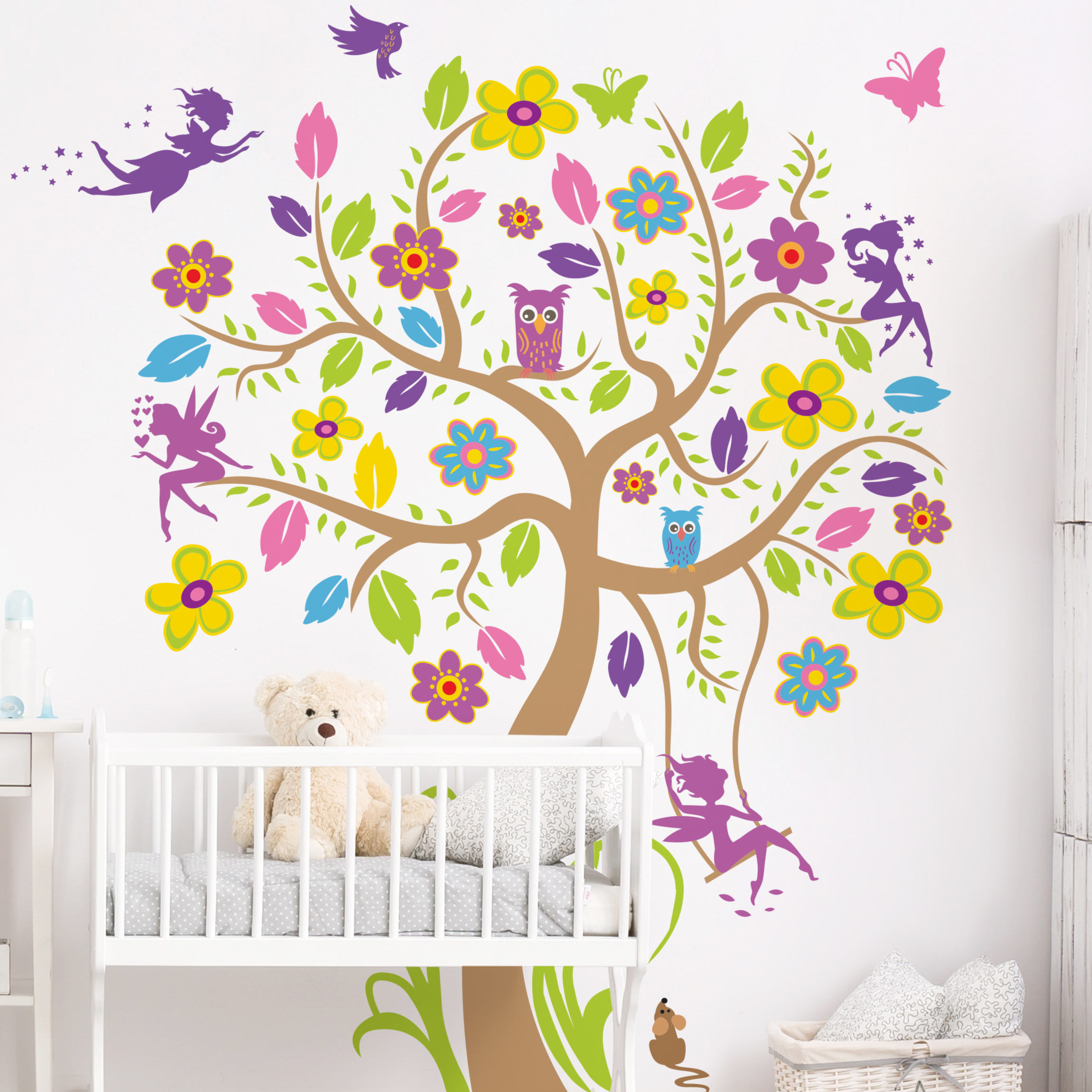 Wandtattoo 25-teilig No.BP26 Feen Garten