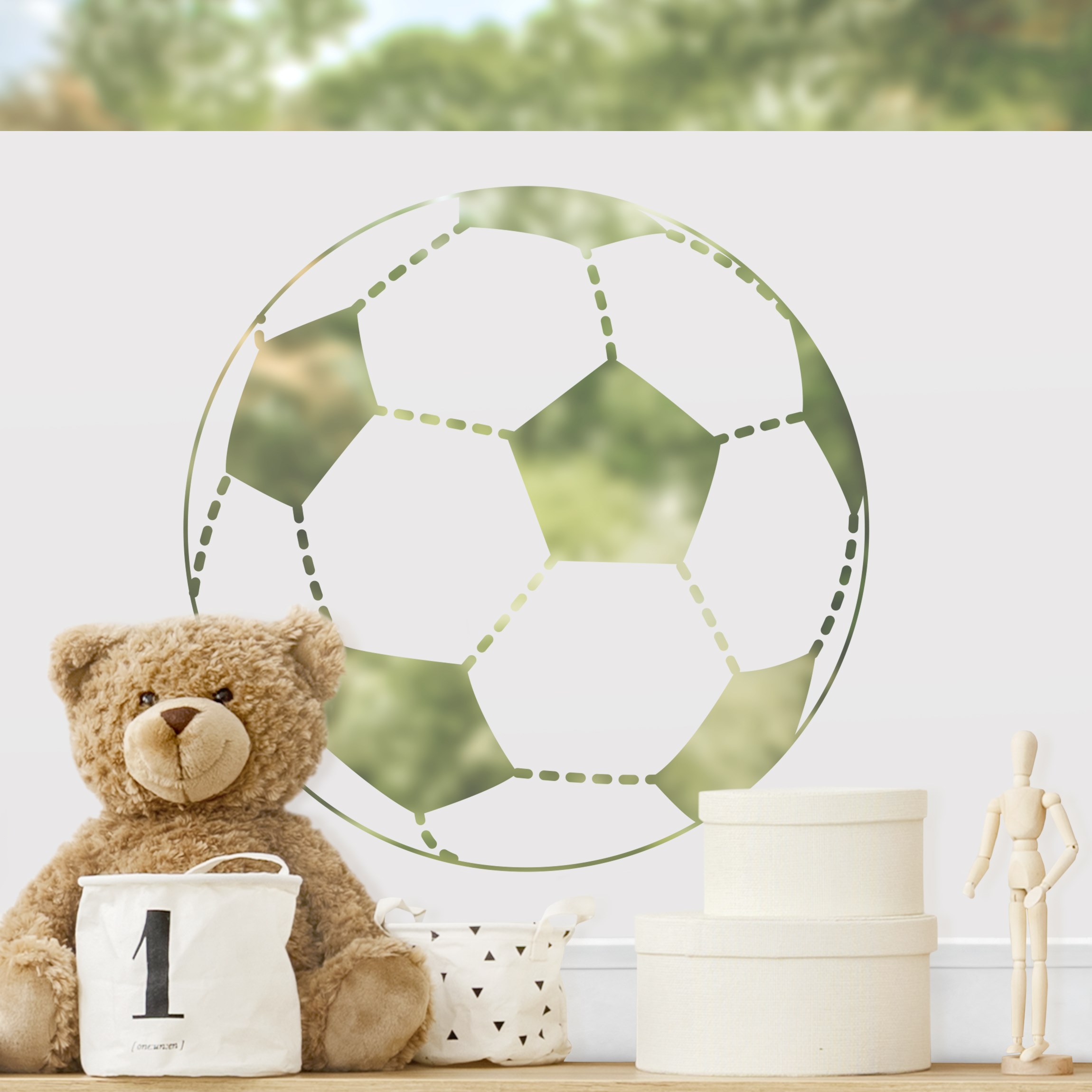 Fensterfolie No.UL1 Fussball XXL II