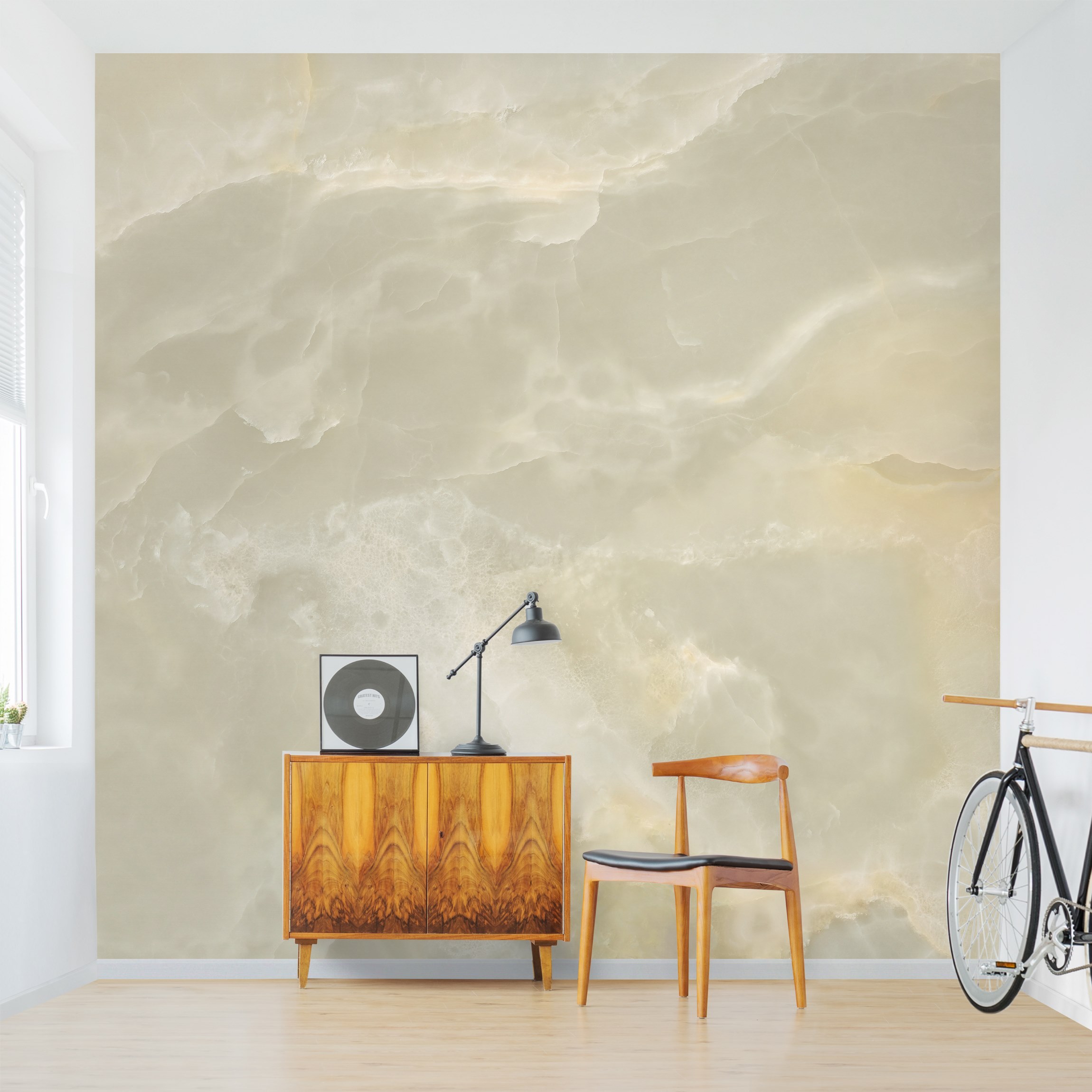 Marmor Tapete Onyx Marmor Creme