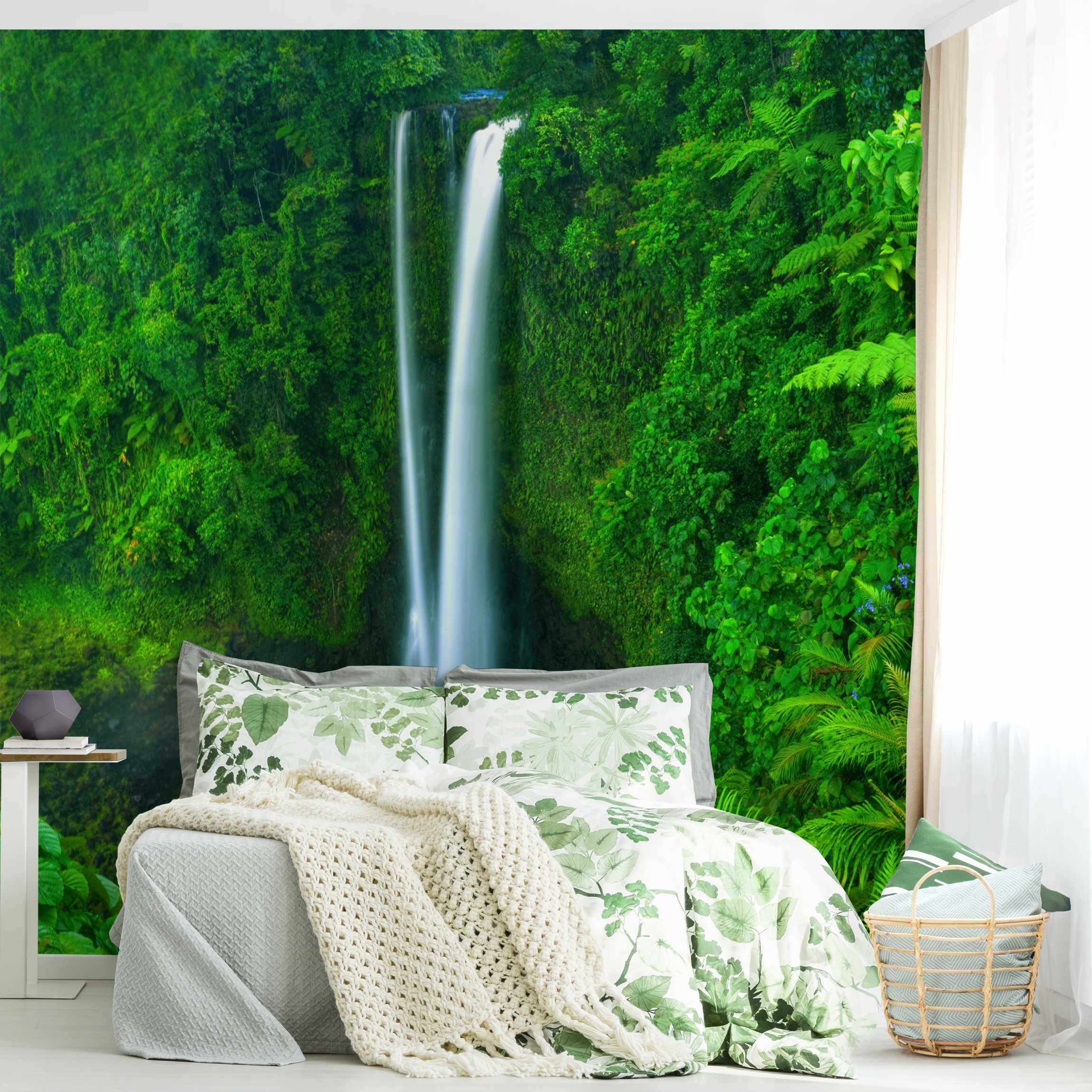 Fototapete Paradiesischer Wasserfall