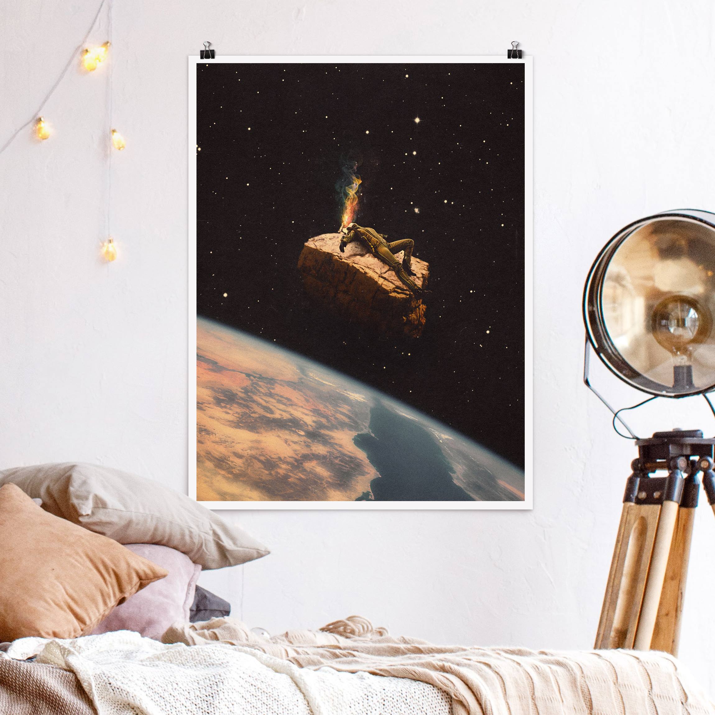 Poster Retro Collage - Überleben