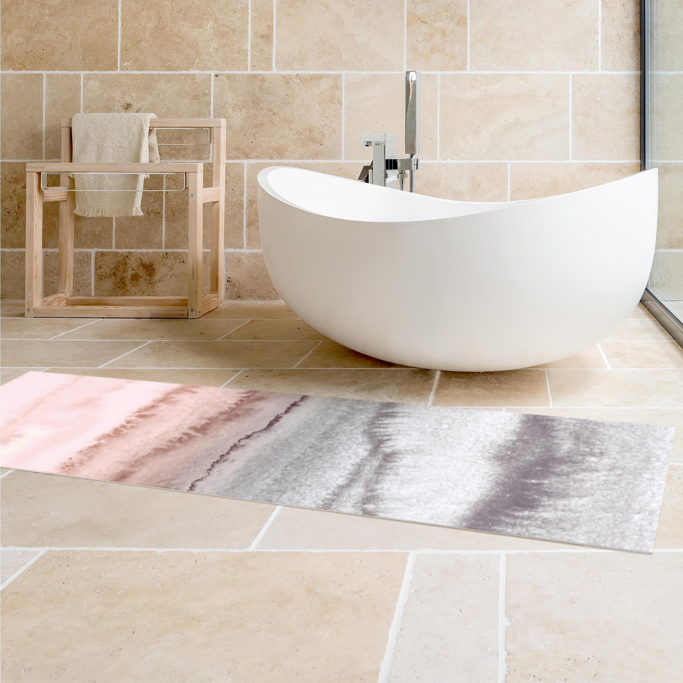 Vinylteppich Spiel der Farben Meeresrauschen im Nebel