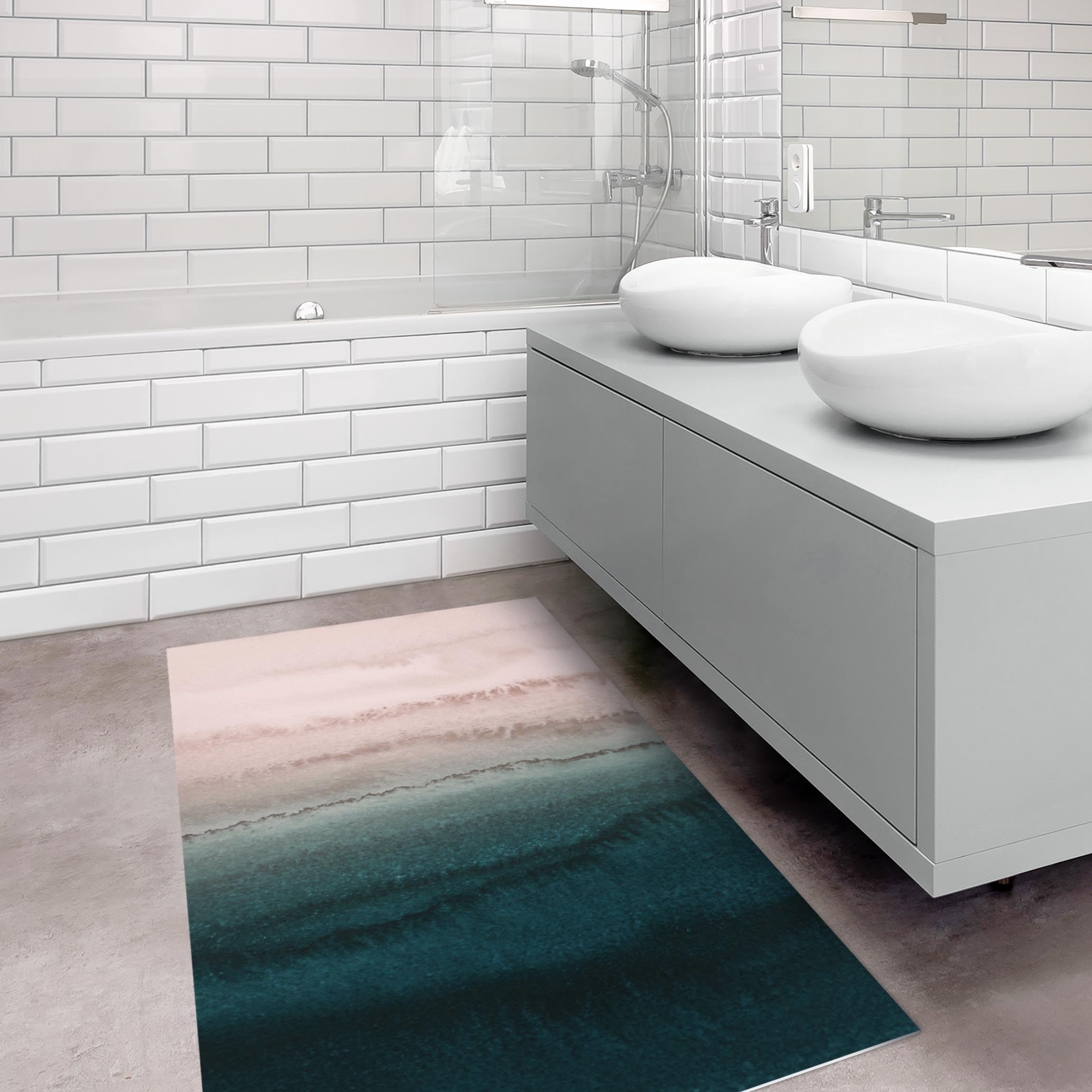 Vinylteppich Spiel der Farben Meeresrauschen