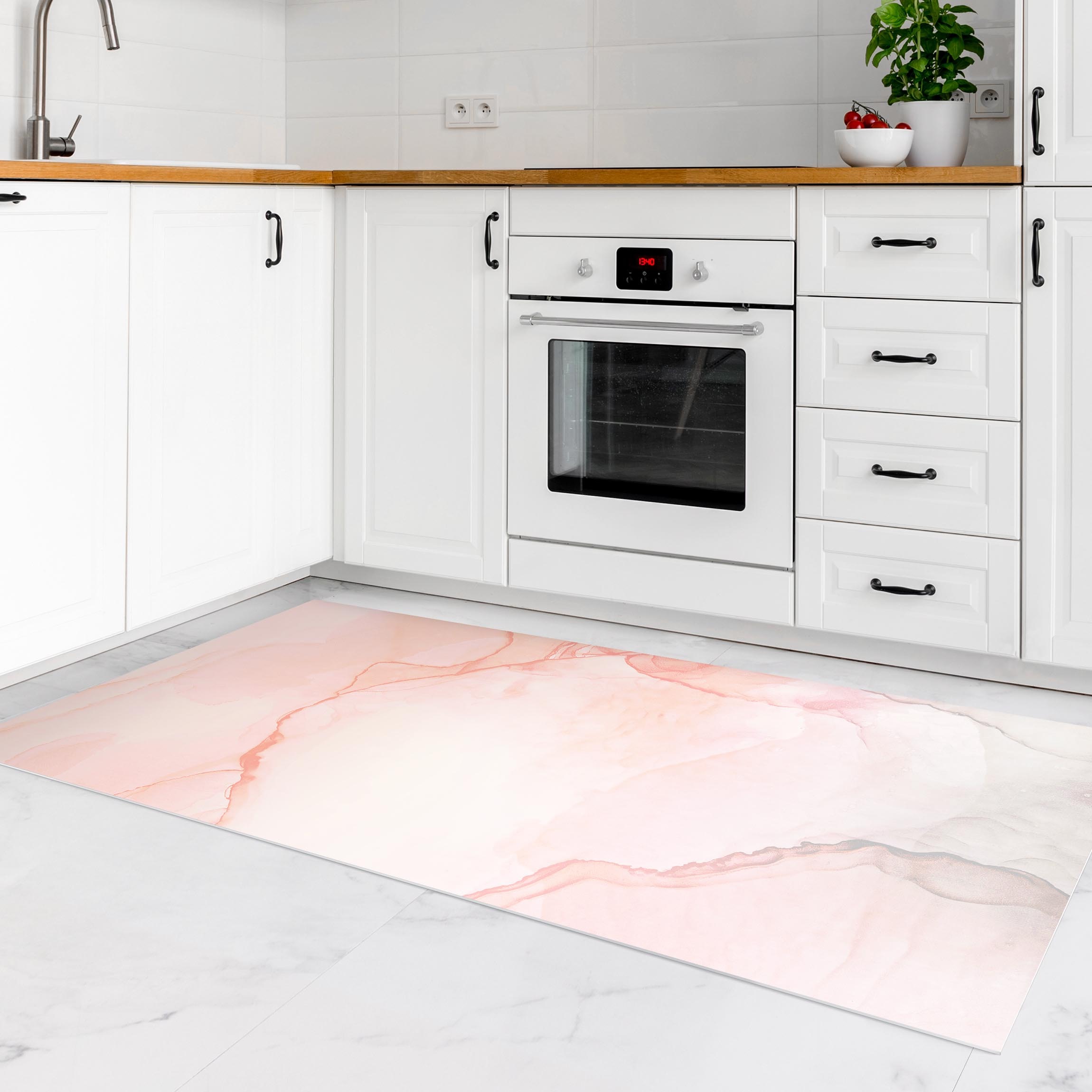 Vinylteppich Spiel der Farben Pastell Zuckerwatte