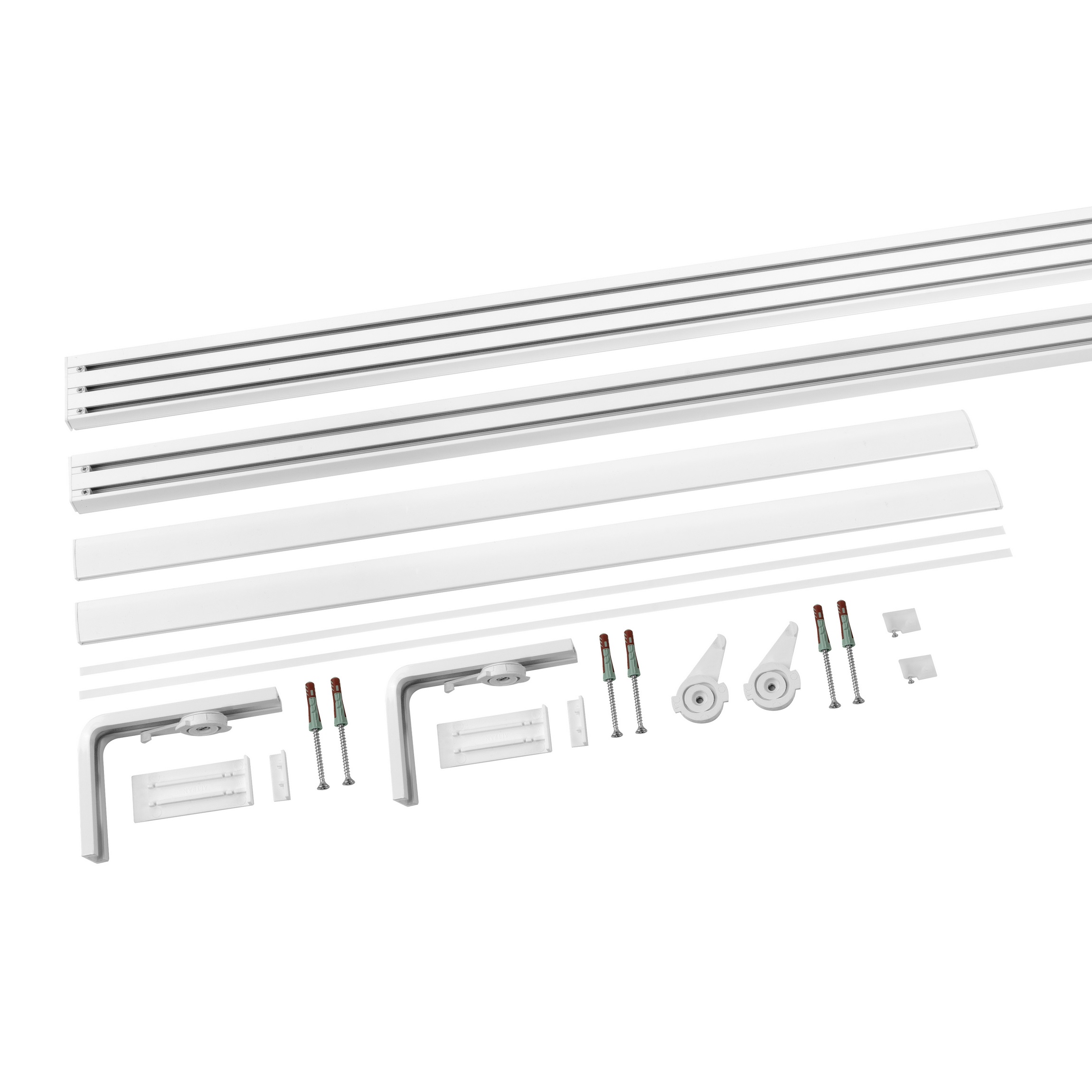 Zubehör Schiebegardinen Halterung Komplett-Set