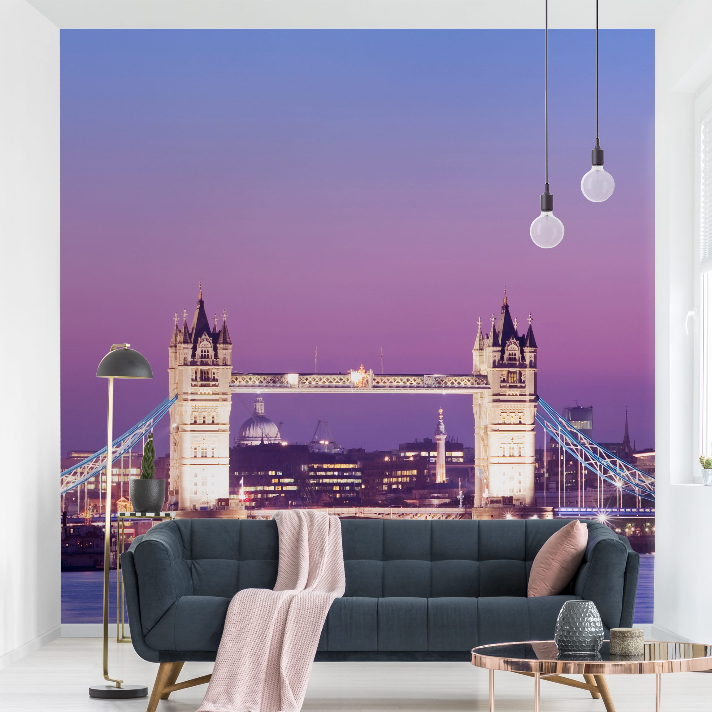Fototapete Skyline Tower Bridge in London at Night