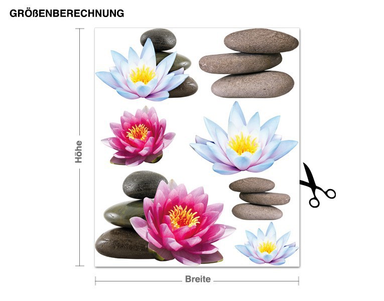 Wandtattoo Wellness Set