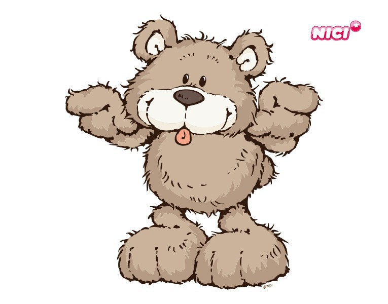 Wandtattoo Kinderzimmer NICI - Classic Bear keck