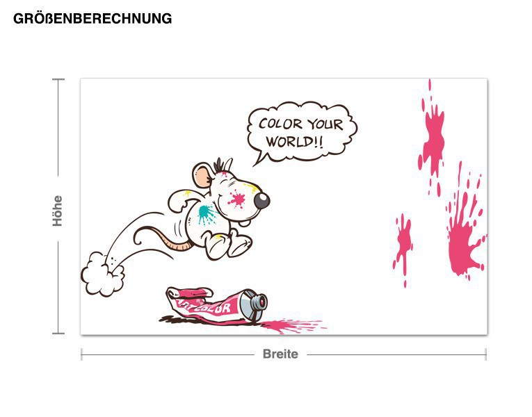 Wandtattoo NICI - Jolly Leroy - Color your World