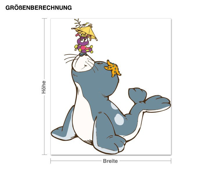 Wandtattoo NICI - Joshua & Margret