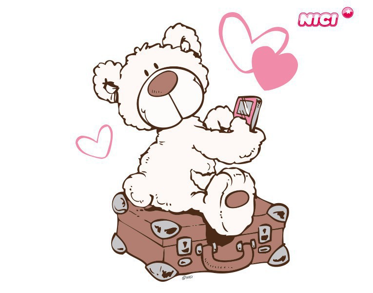 Wandtattoo NICI - Love Bär - Liebes Whatsapp