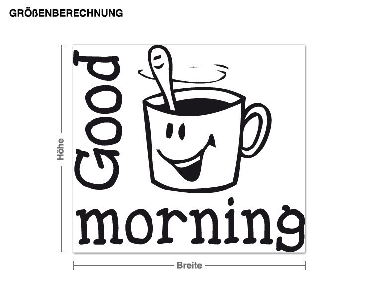 Wandtattoo Morning