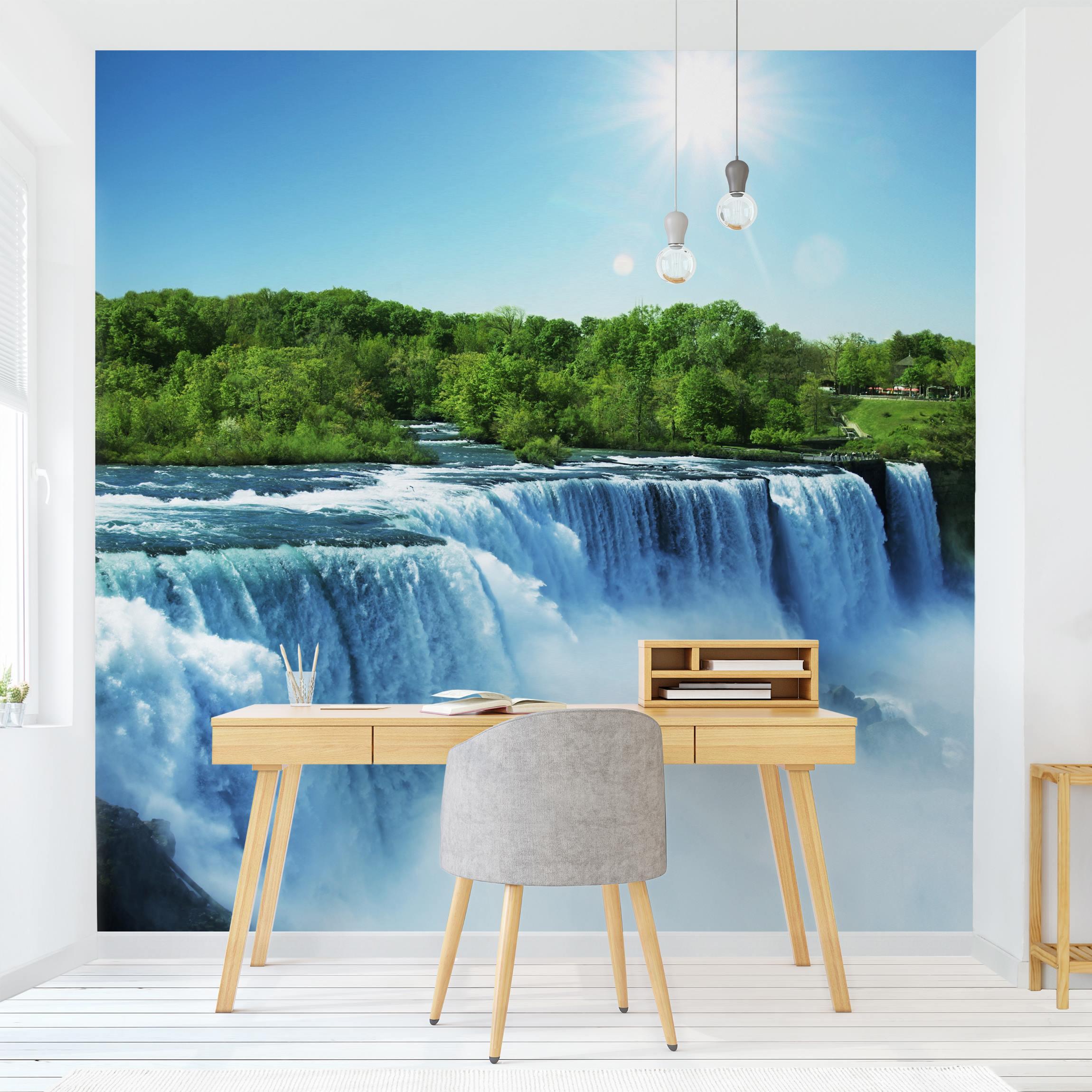 Fototapete Natur Wasserfalllandschaft