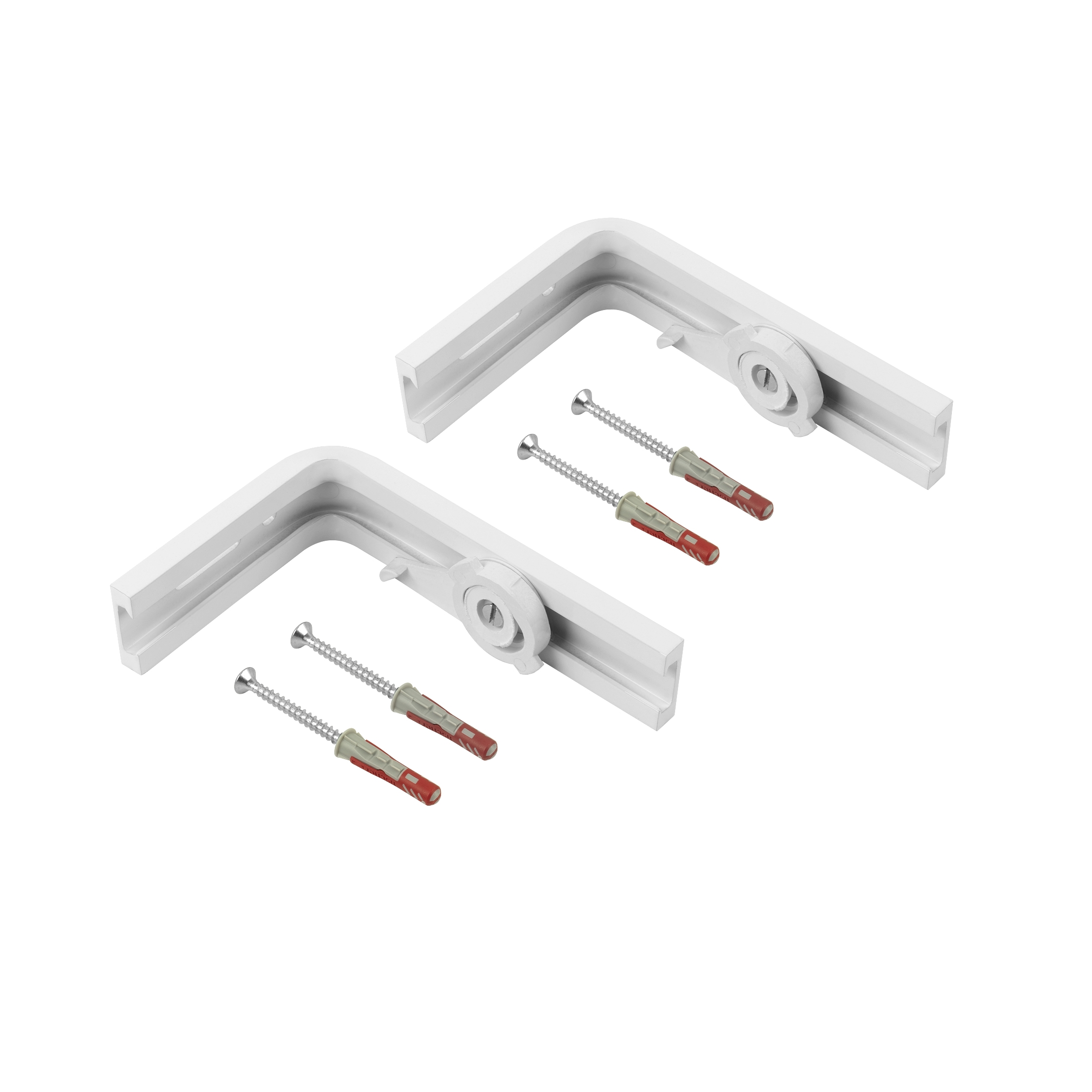 Zubehör Schiebegardinen - Wandhalterungs-Set