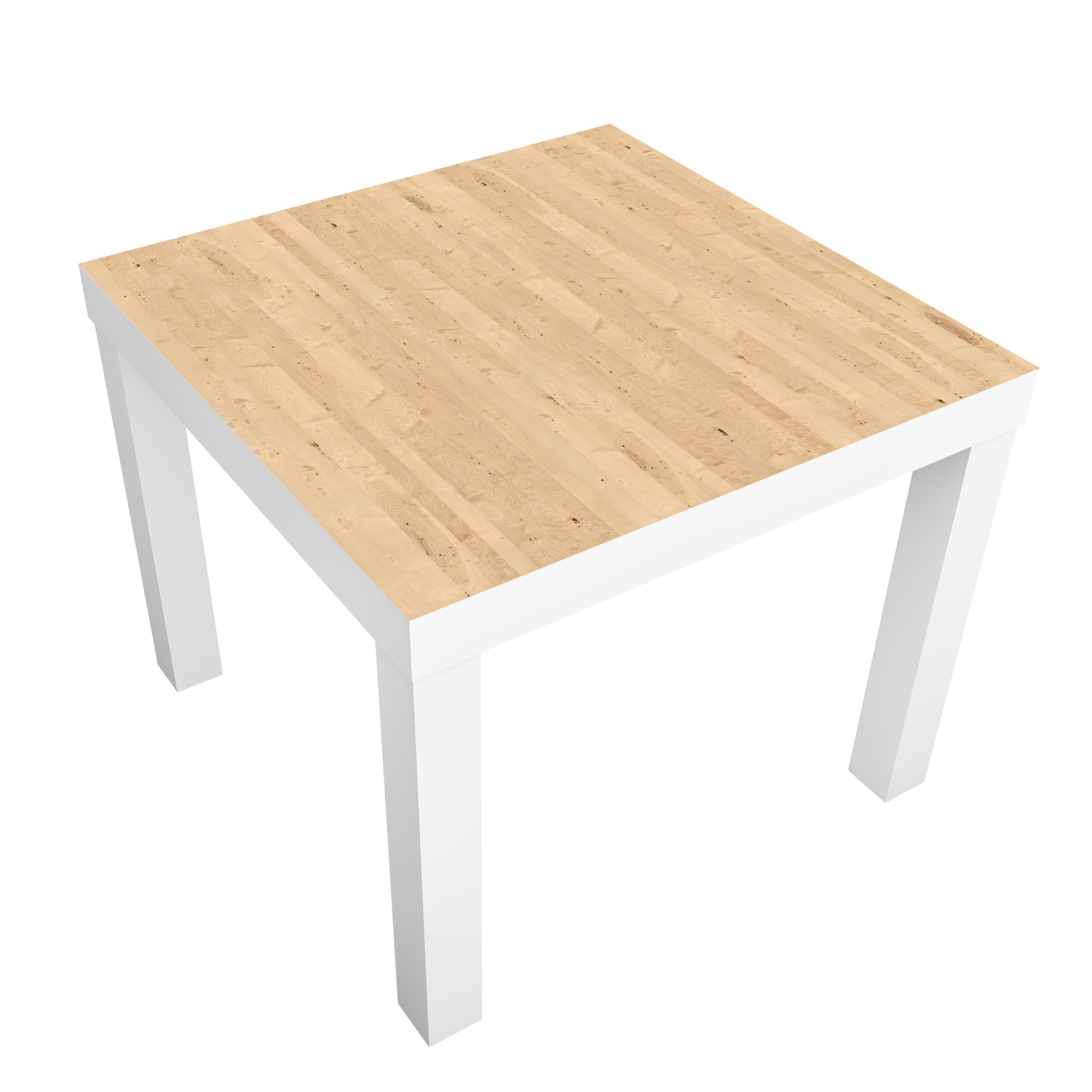 Möbelfolie für IKEA Lack Tisch 55 x 55 cm Apfelbirke