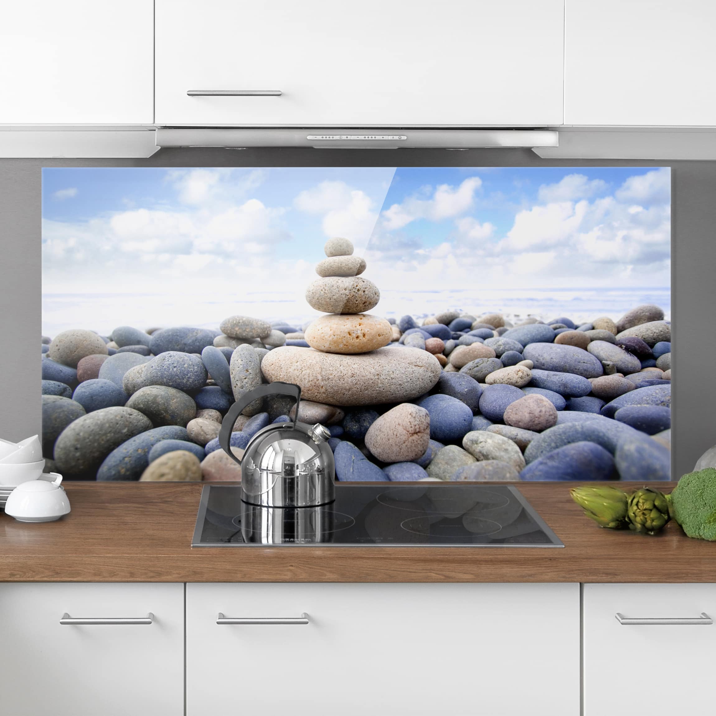 Glas Spritzschutz - Querformat 2:1 Garten Eden