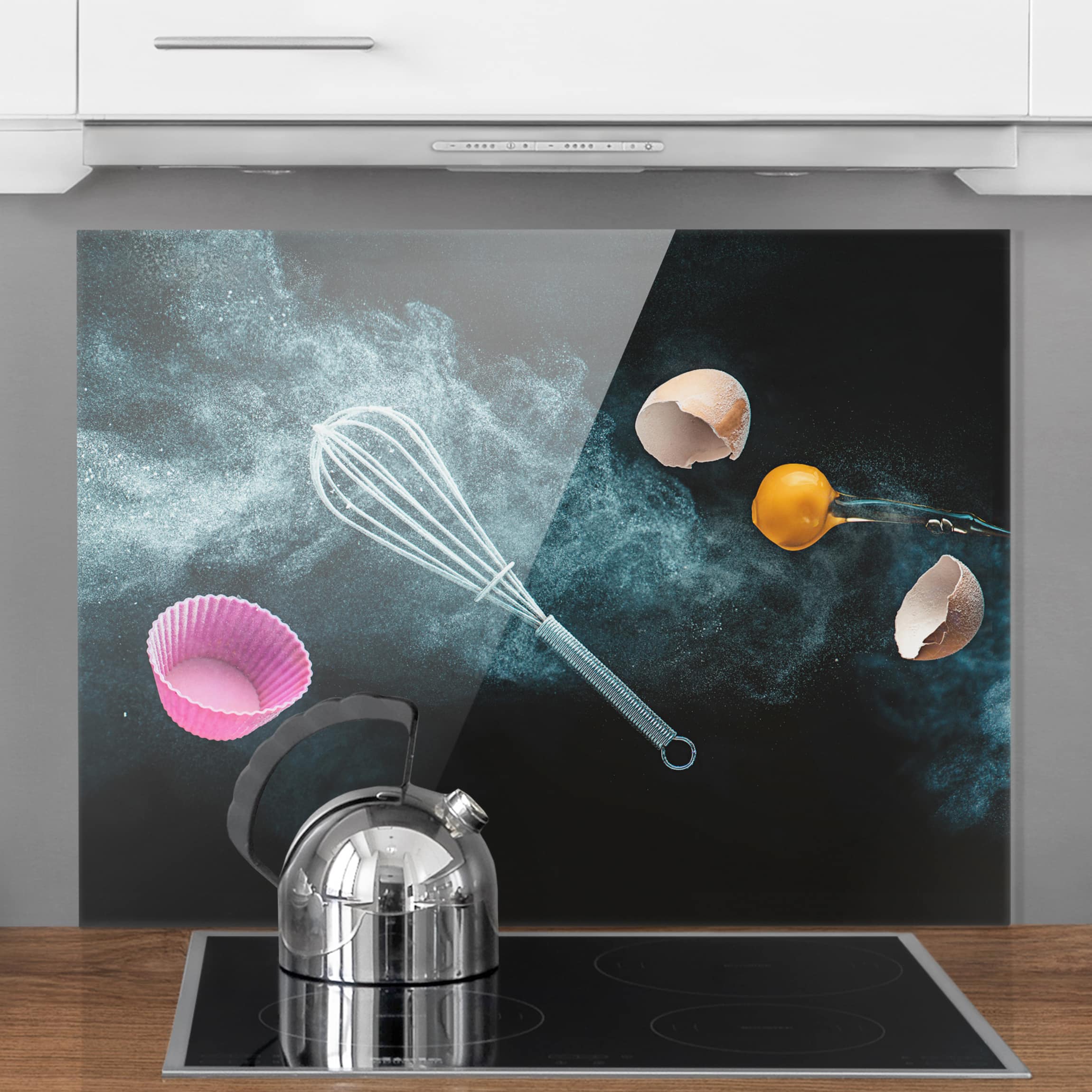 Spritzschutz Chaos in der Küche