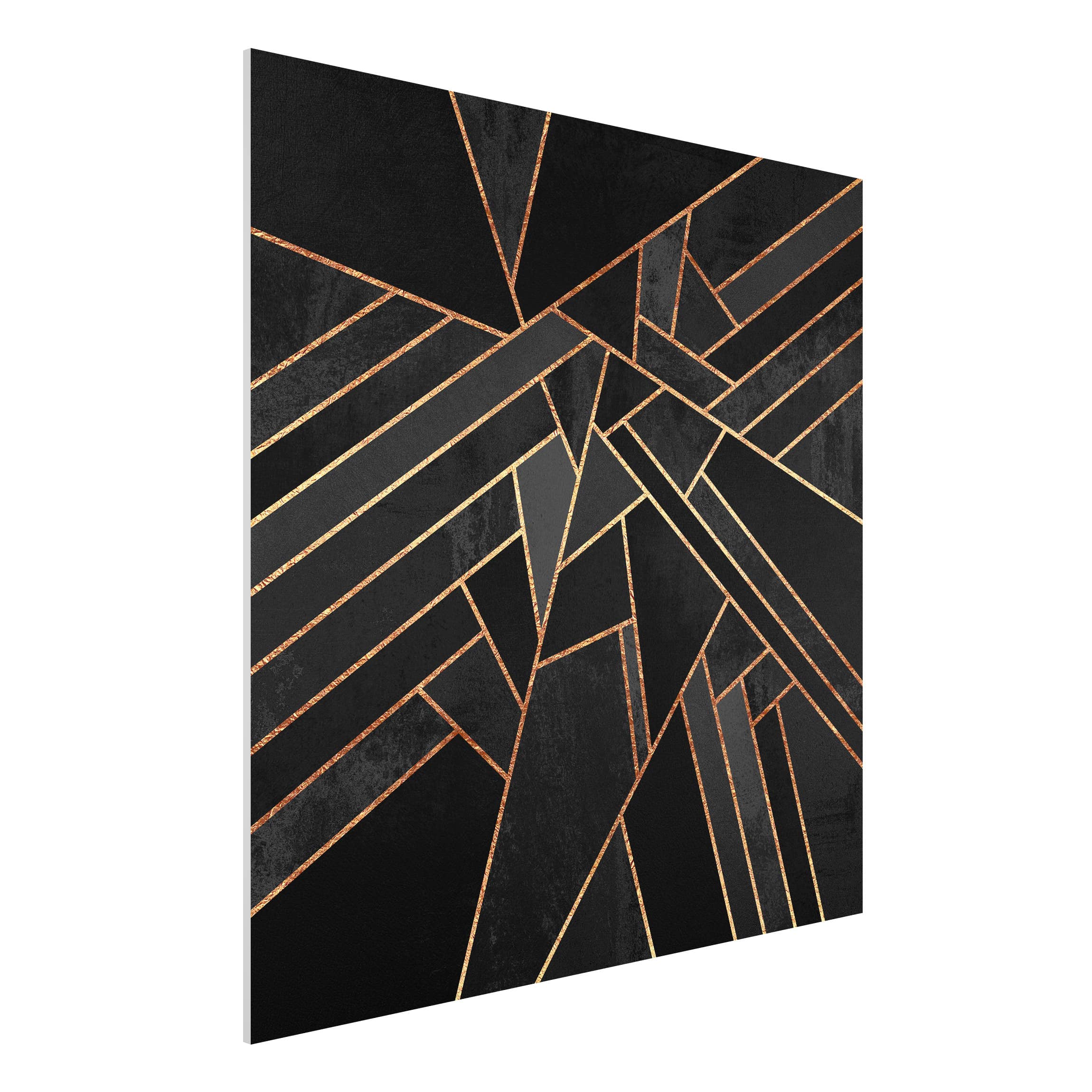 Forexbild - Quadrat Schwarze Dreiecke Gold