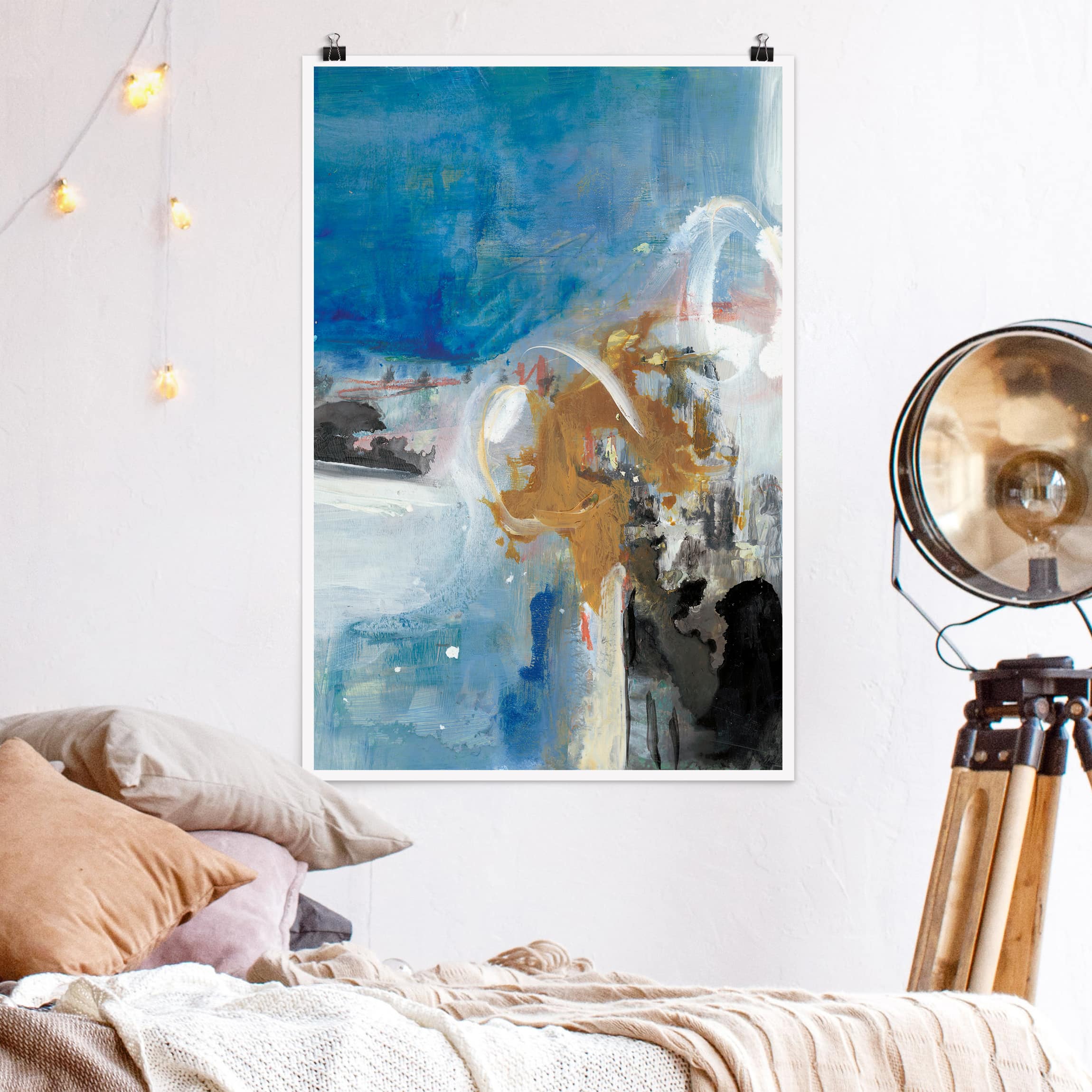 Poster - Hochformat Wechselspiel Abstrakt II