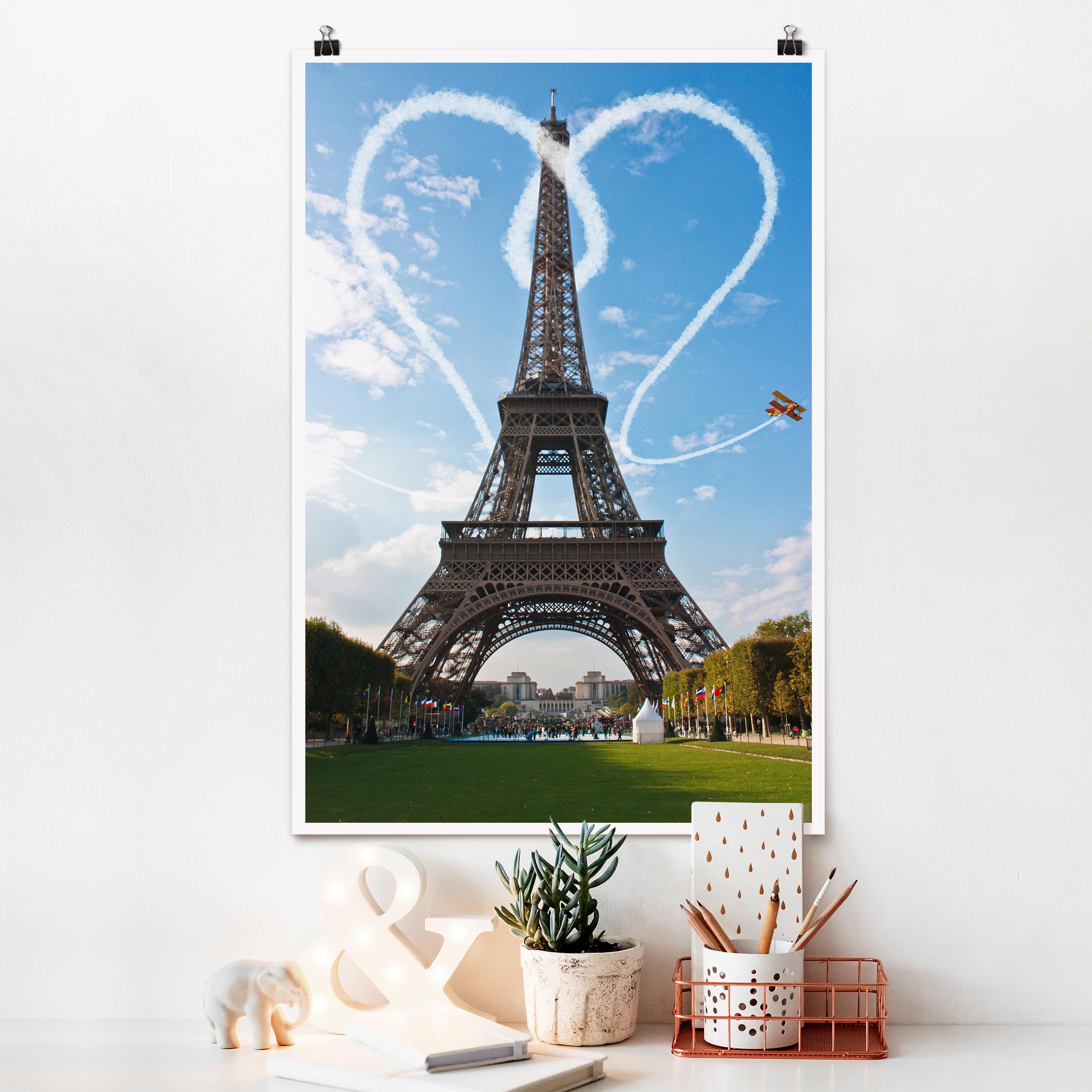 Poster - Hochformat Paris - City of Love