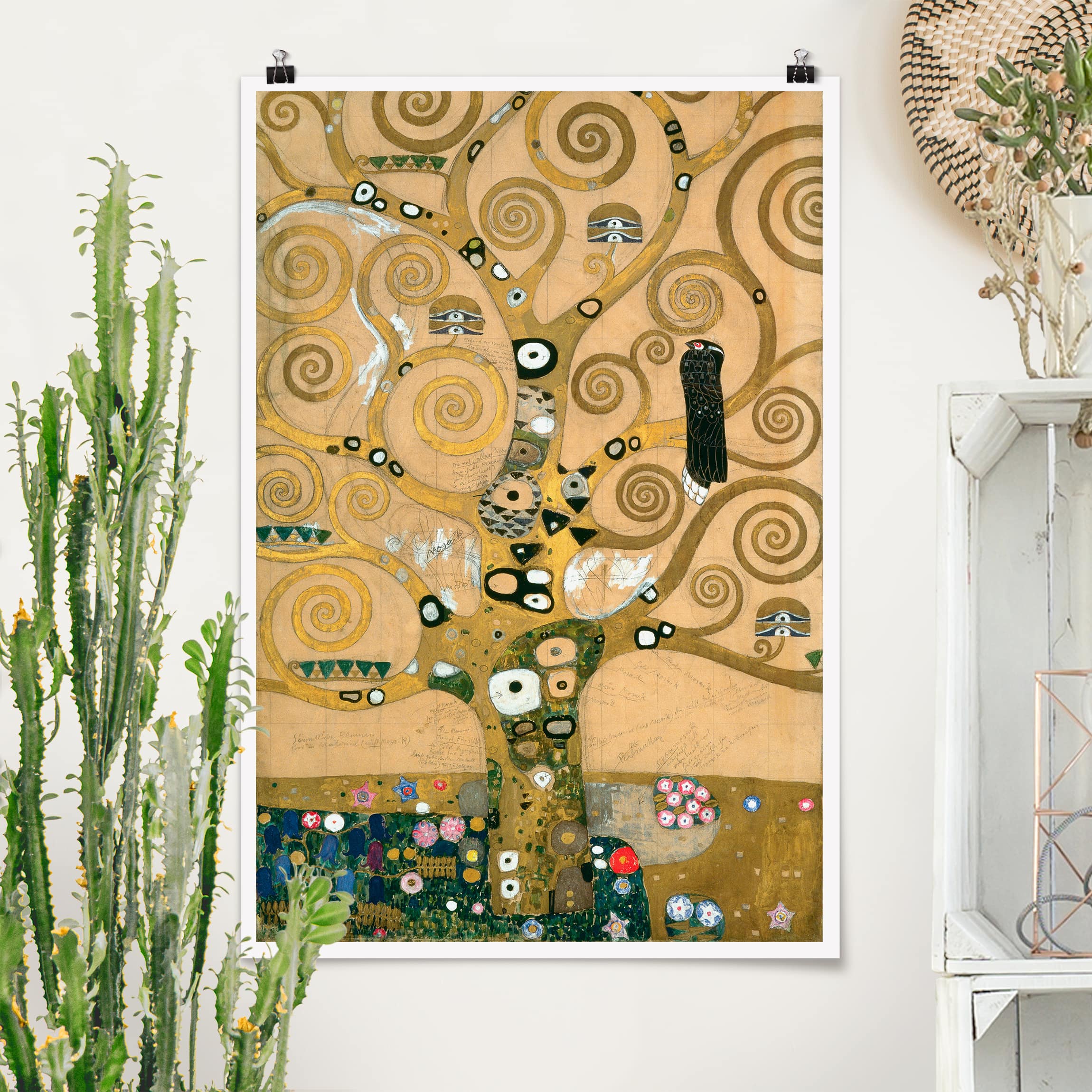 Poster - Hochformat Gustav Klimt - Der Lebensbaum