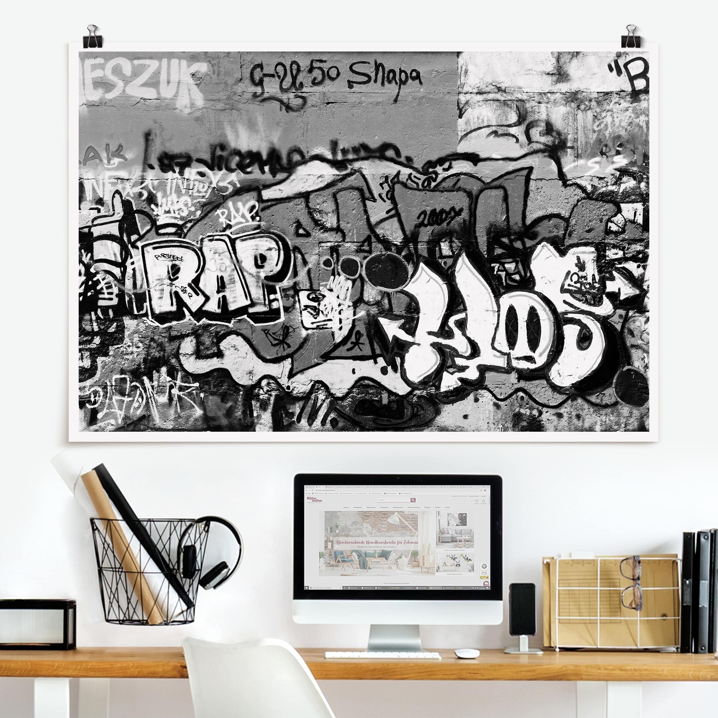 Poster - Querformat Graffiti Art
