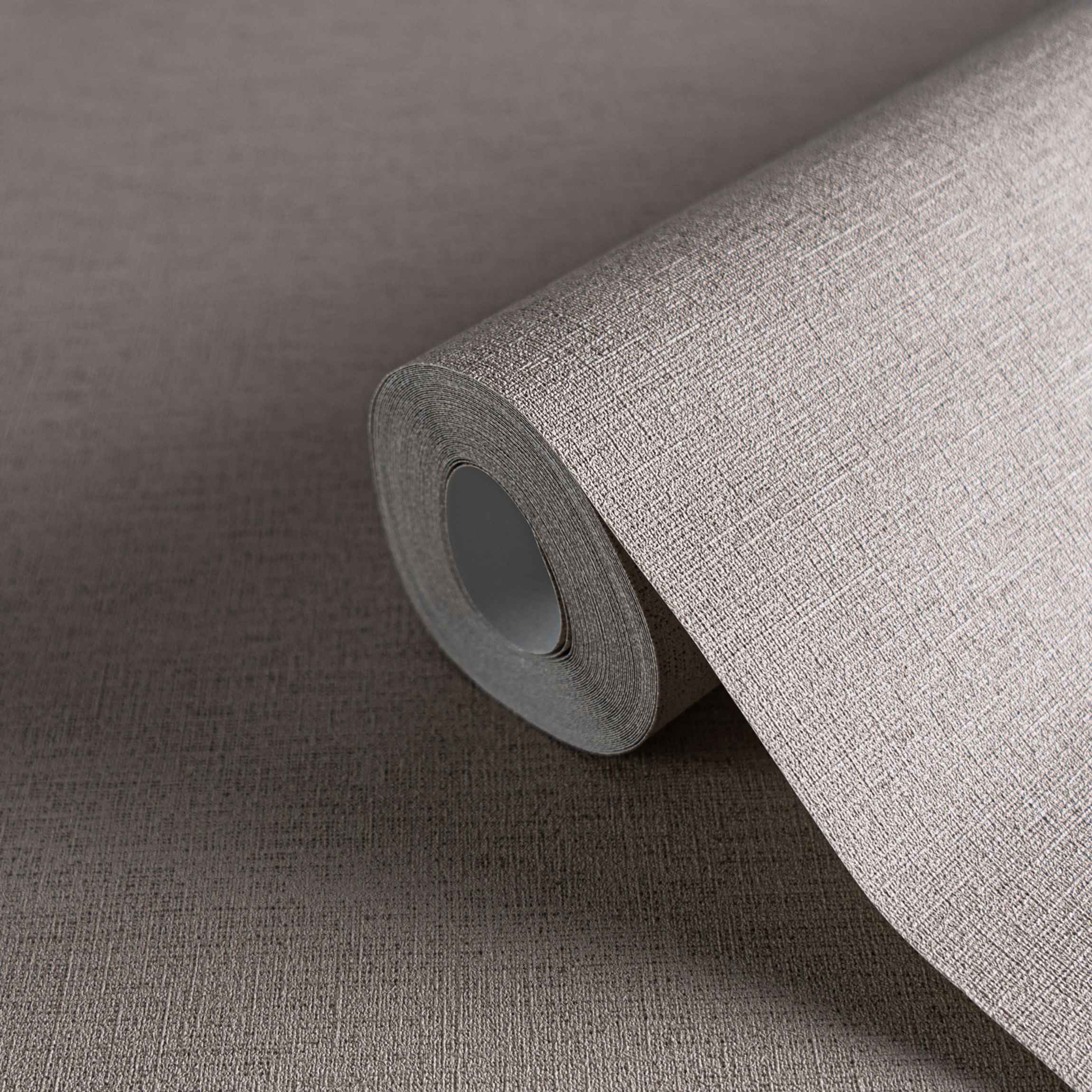 einfarbige Tapete A.S. Création Strukturtapete Kaleidoscope in Braun - 306893