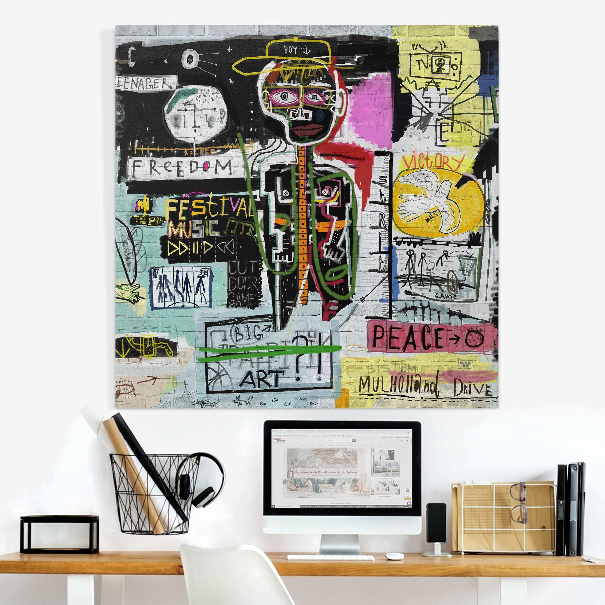 Leinwandbild Abstract Graffiti Art