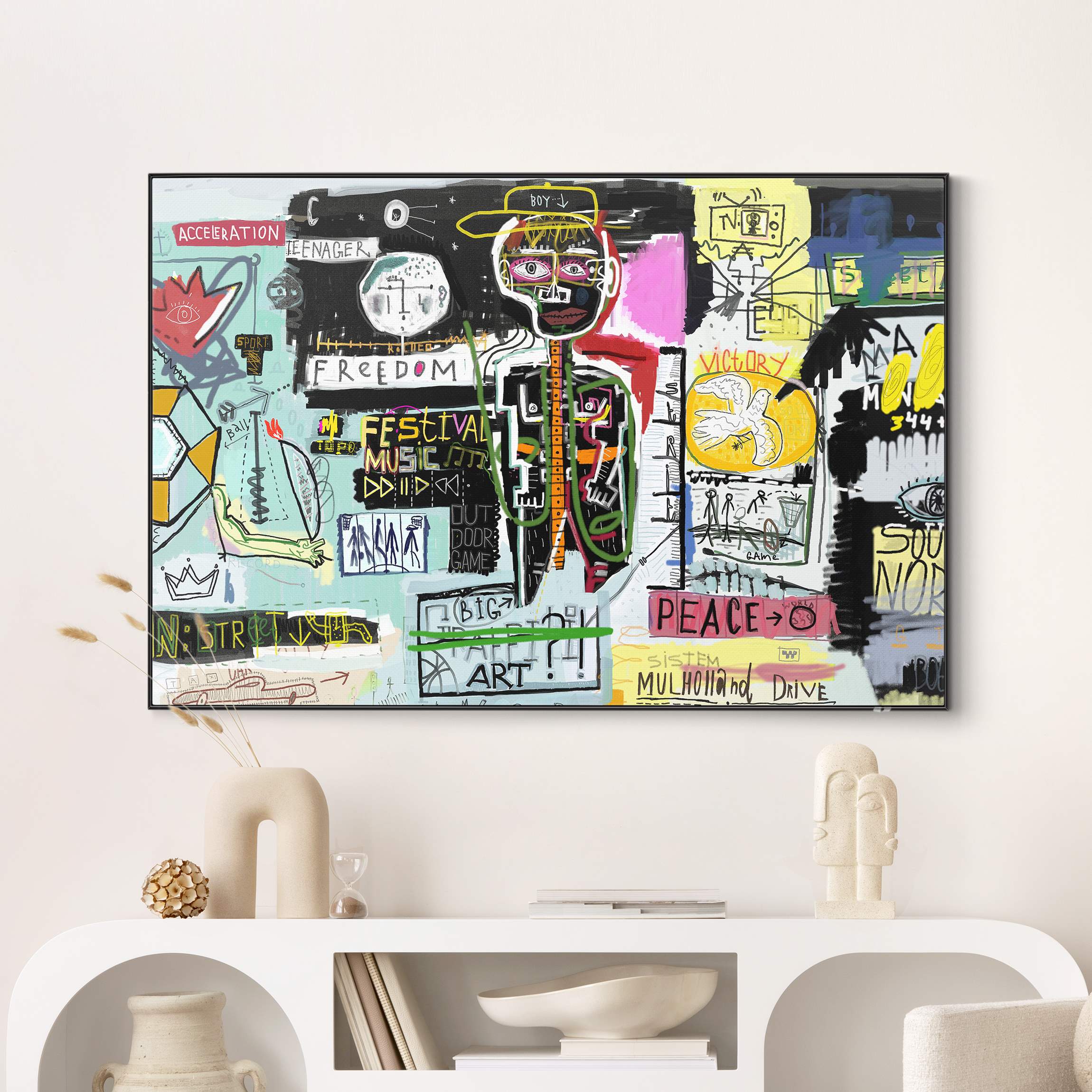 Wechselbild Abstract Graffiti Art