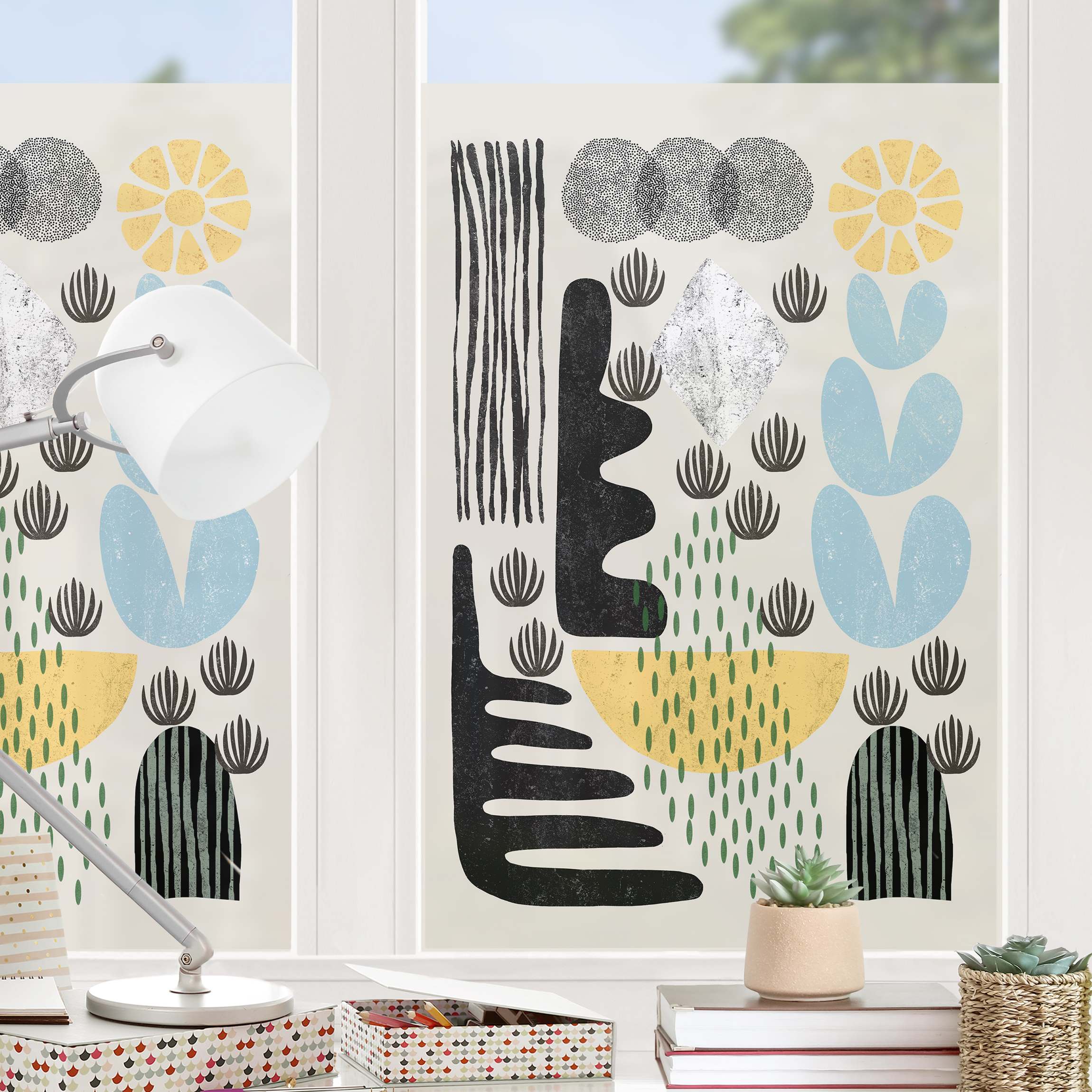 Fensterfolie Abstrakt III