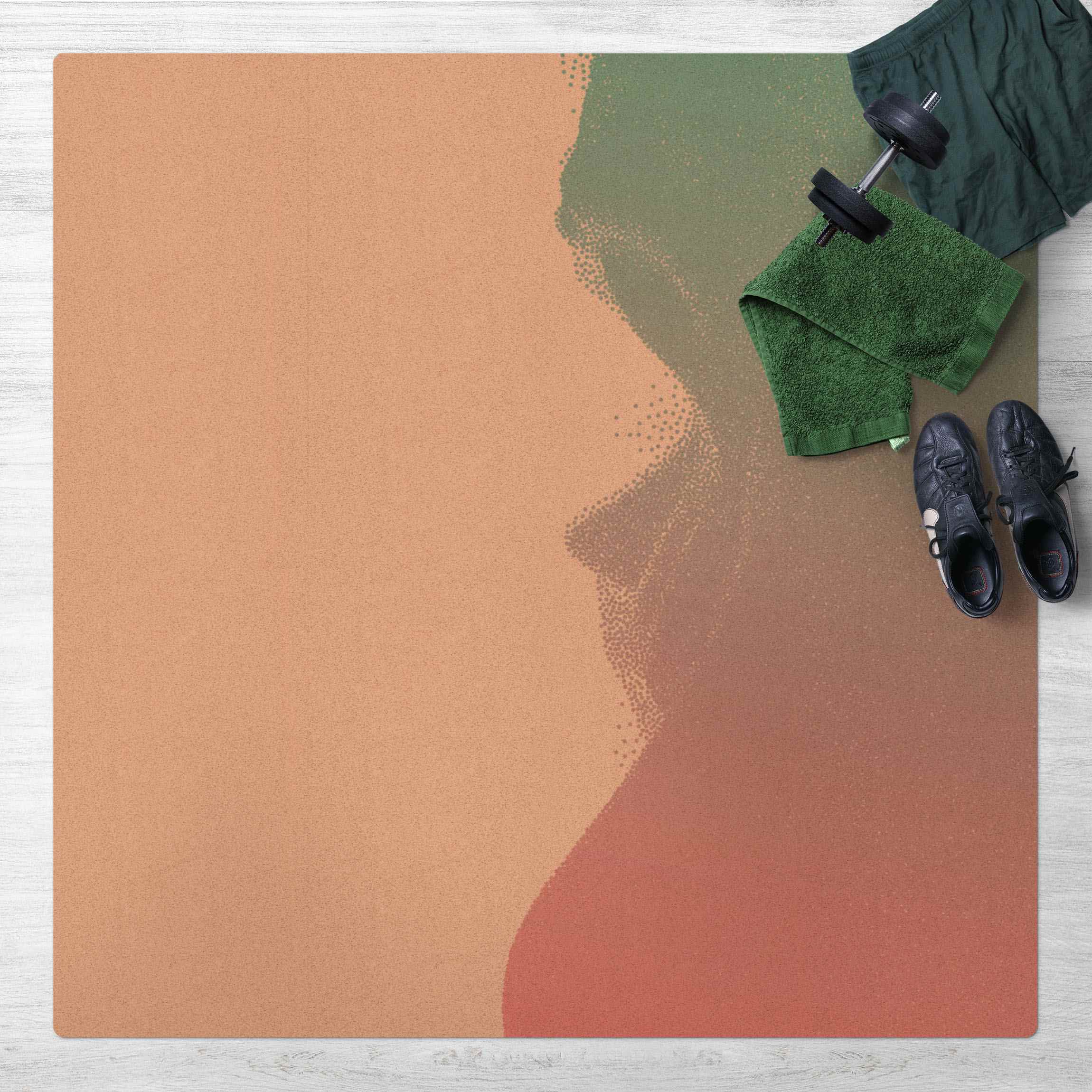 Kork-Teppich Abstrakte Punktlandschaft Fantasieland