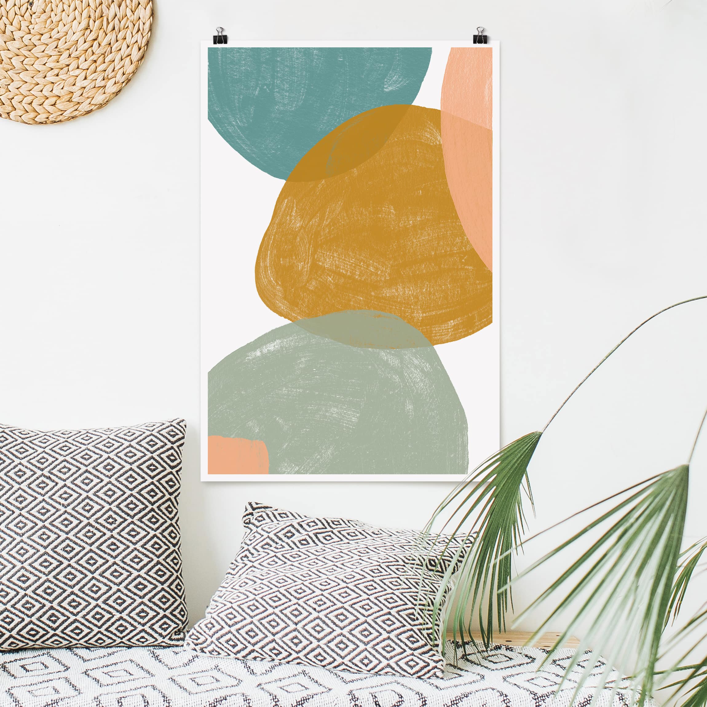 Poster - Hochformat Pailletten im Detail I