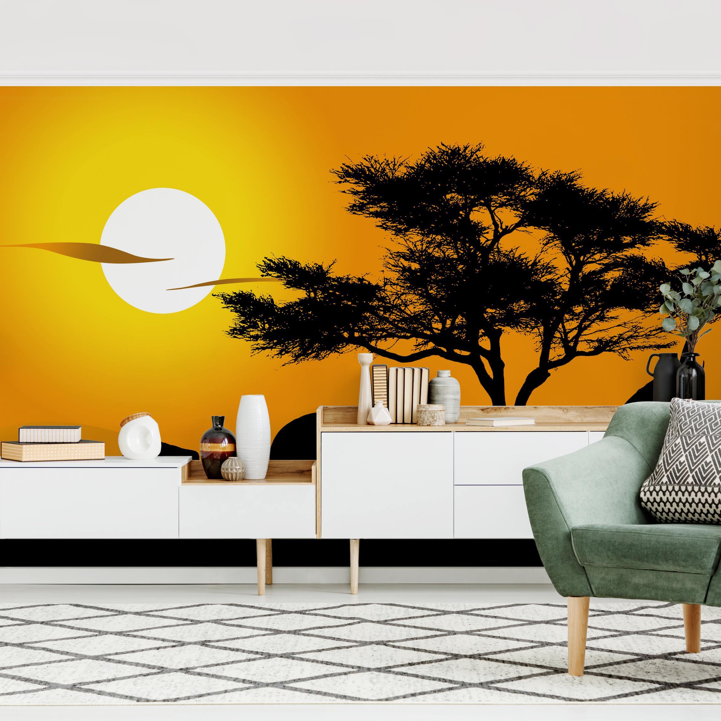 Fototapete African Elefant Walk