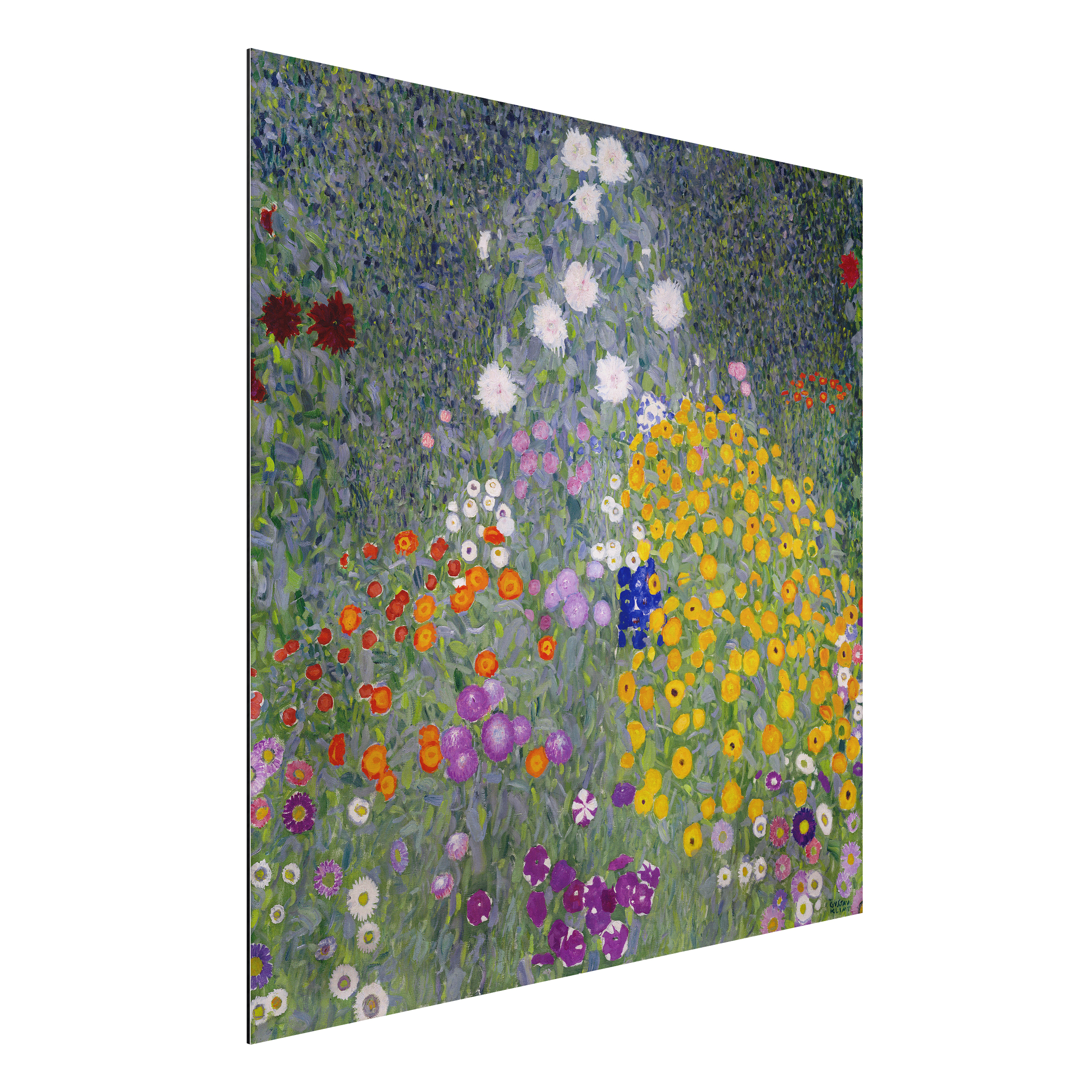 Alu-Dibond Outdoor Bild Gustav Klimt - Bauerngarten