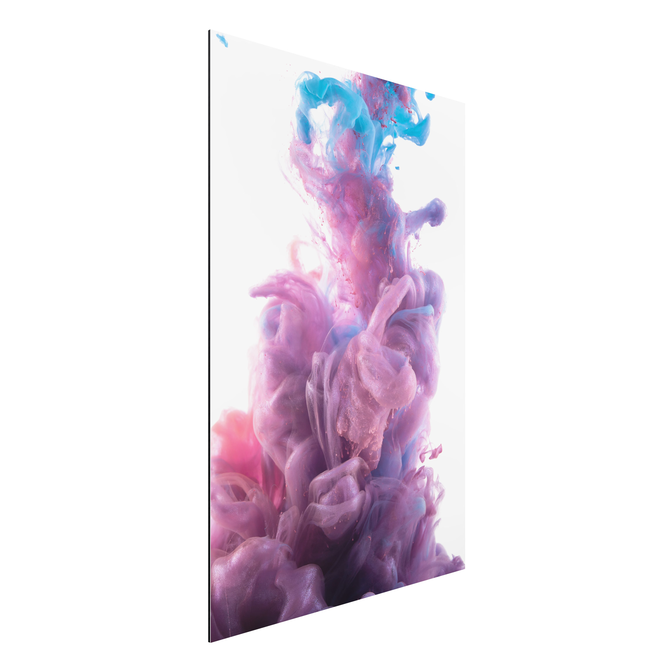Alu-Dibond Outdoor Bild Abstrakter flüssiger Farbeffekt