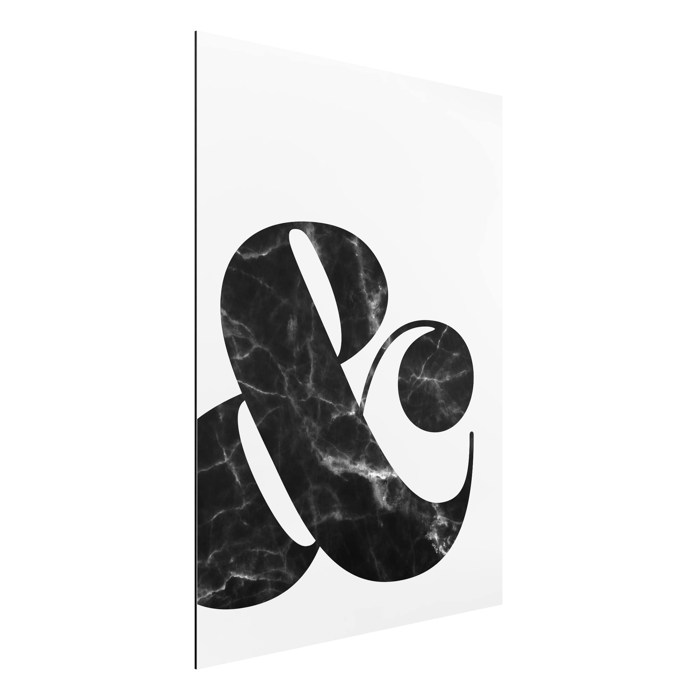 Alu-Dibond Outdoor Bild Ampersand Marmor