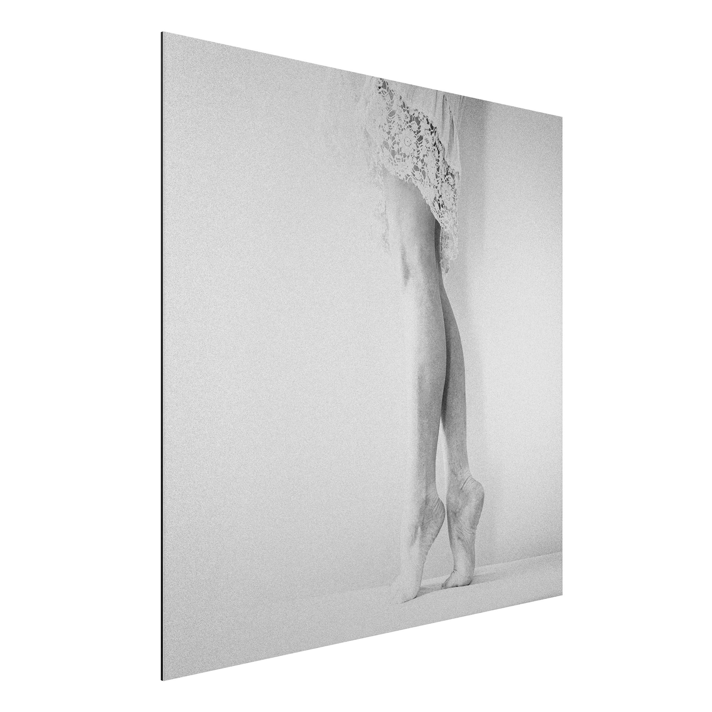 Alu-Dibond Outdoor Bild Auf Zehenspitzen