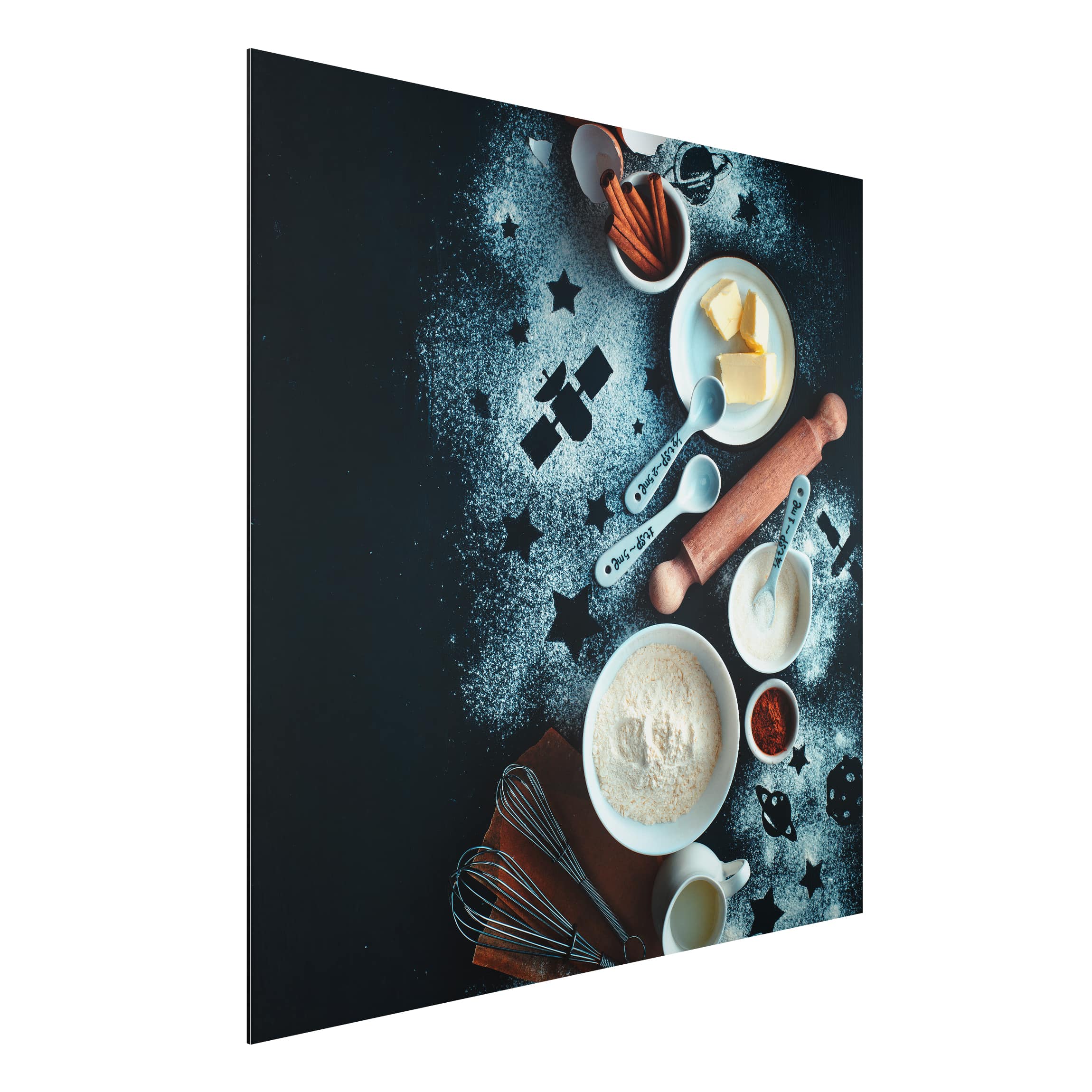 Alu-Dibond Küche Backen für Sterngucker