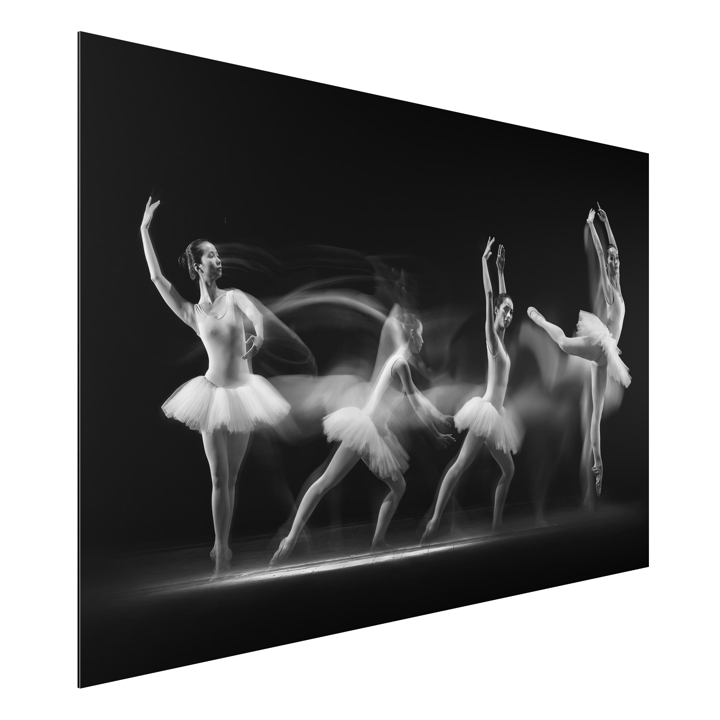 Alu-Dibond Outdoor Bild Ballerina Art Wave