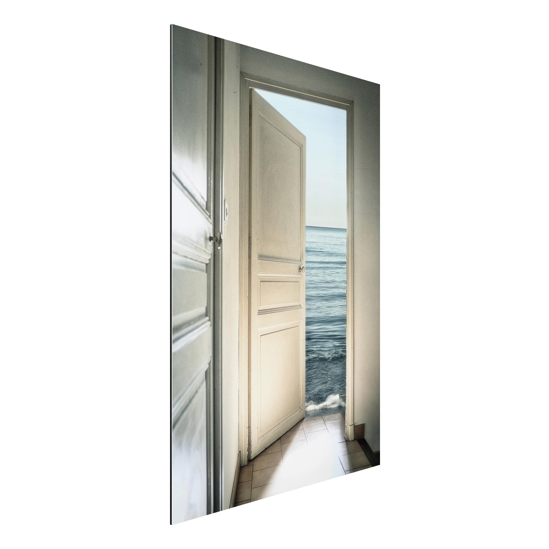 Alu-Dibond Outdoor Bild Behind the Door