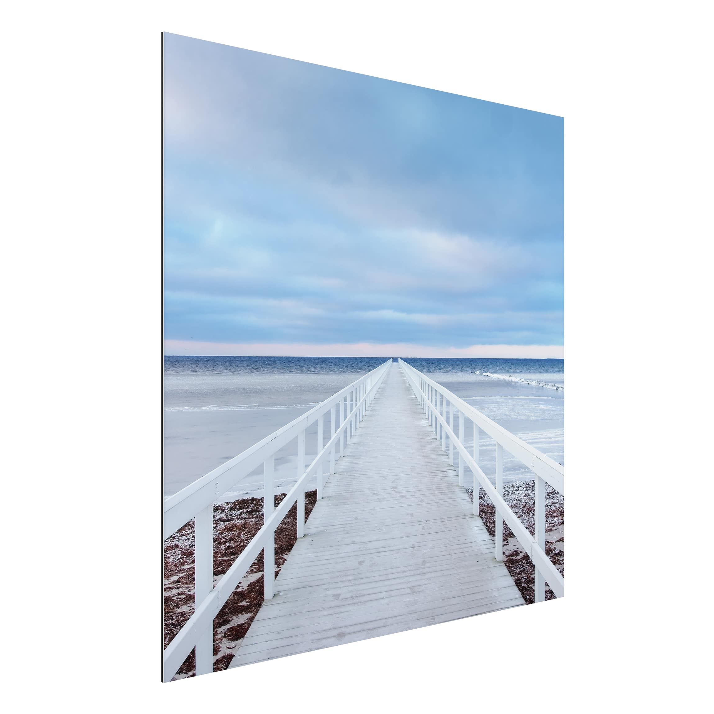 Alu-Dibond Outdoor Bild Brücke in Schweden