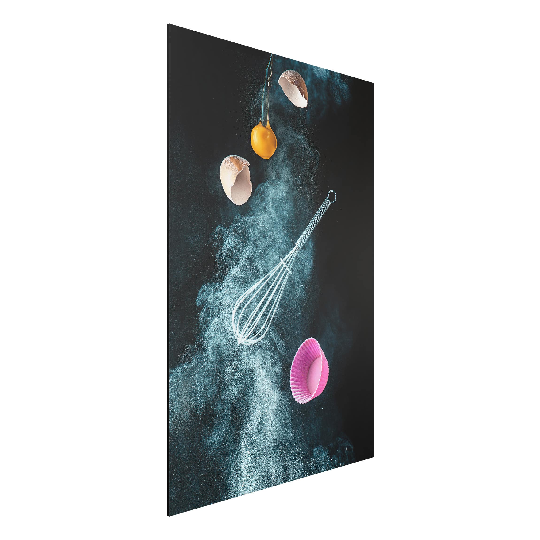 Alu-Dibond Outdoor Bild Chaos in der Küche