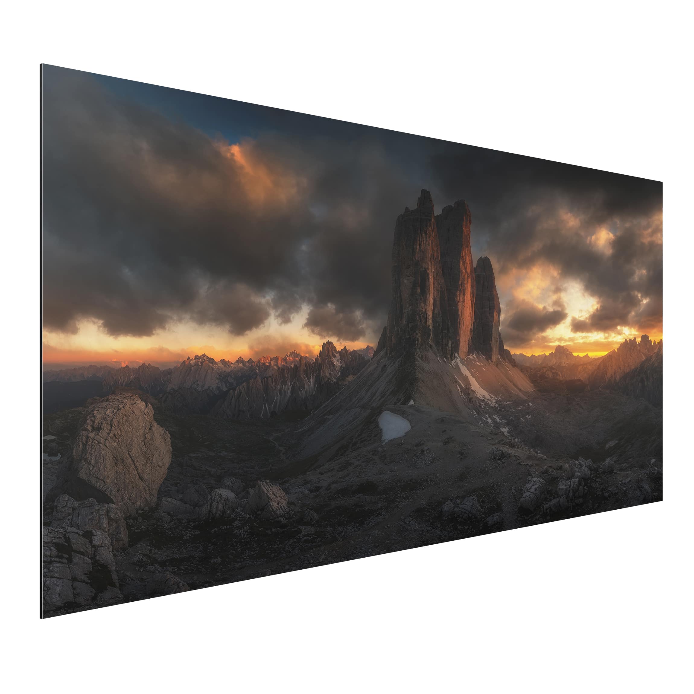 Alu-Dibond Outdoor Bild Drei Zinnen