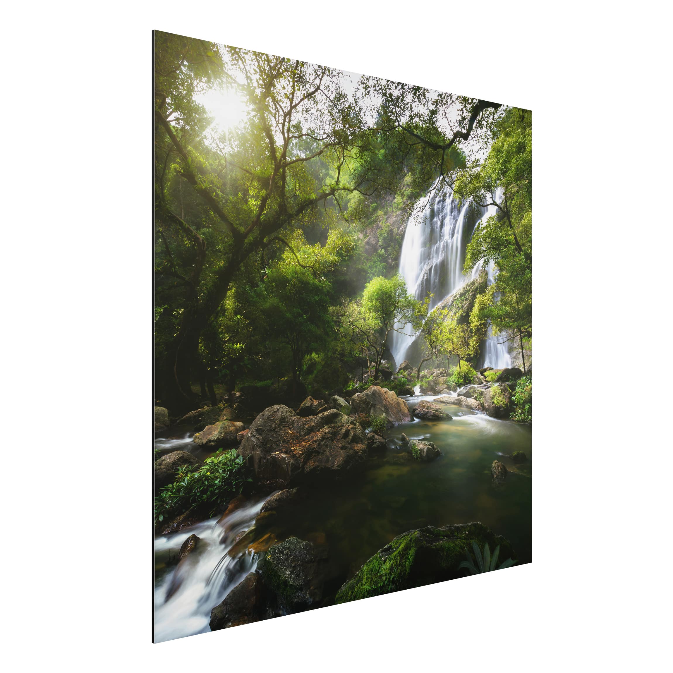 Alu-Dibond Outdoor Bild Gebirgsbach