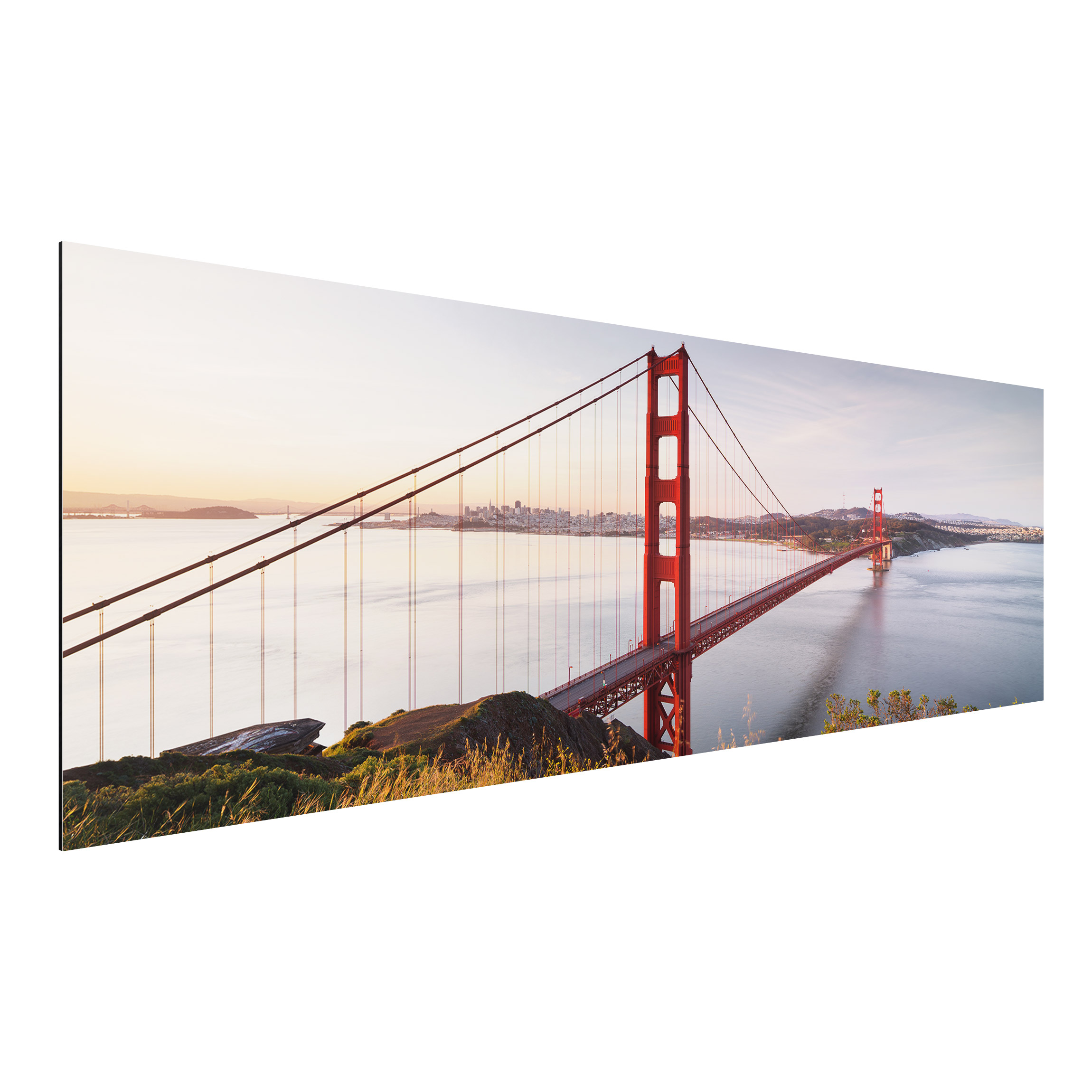 Alu-Dibond Outdoor Bild Golden Gate Bridge in San Francisco
