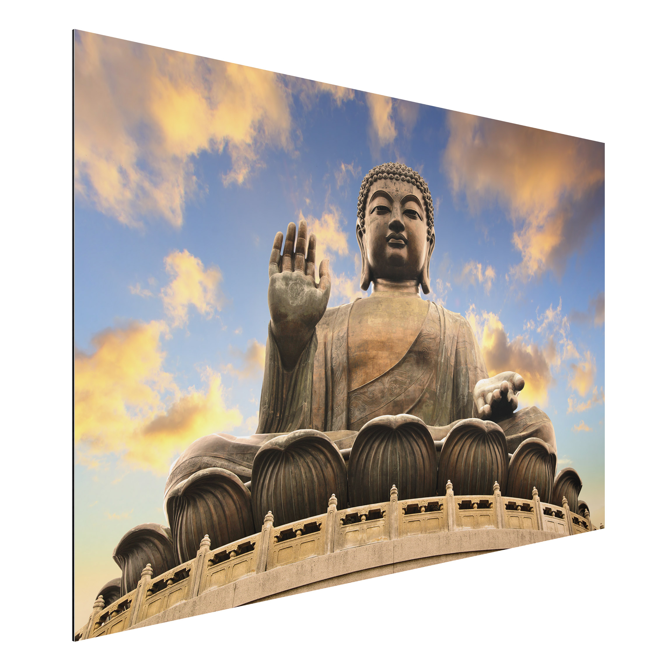 Alu-Dibond Outdoor Bild Großer Buddha