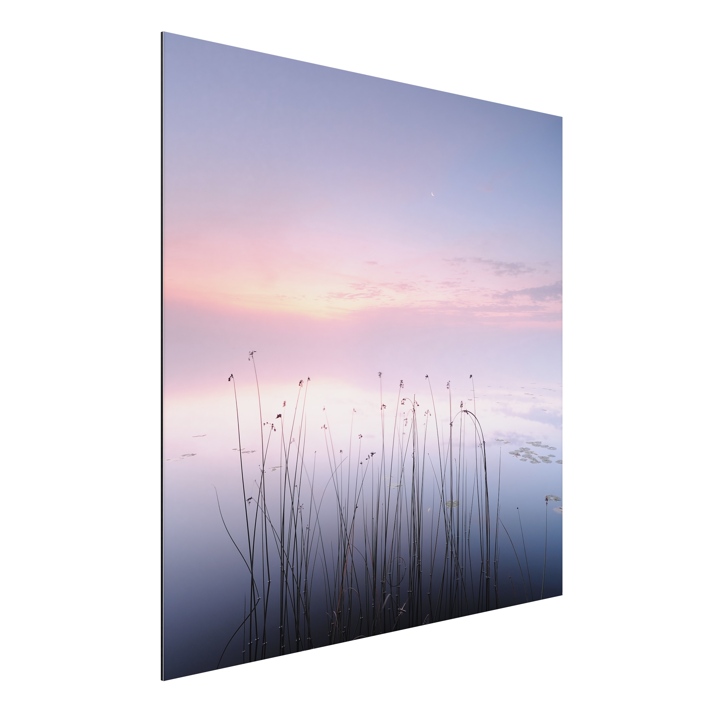 Alu-Dibond Outdoor Bild Idylle am See