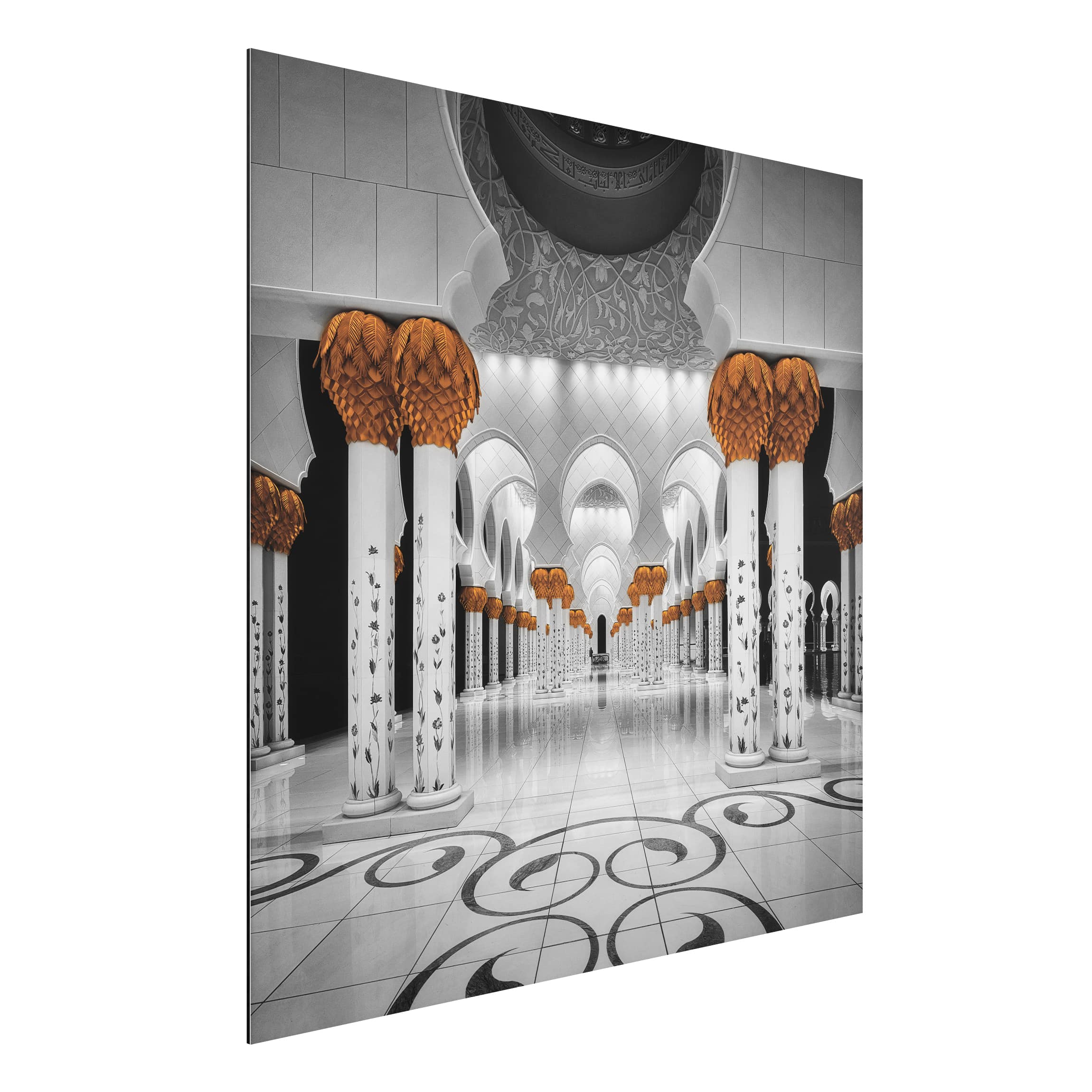 Alu-Dibond Outdoor Bild In der Moschee