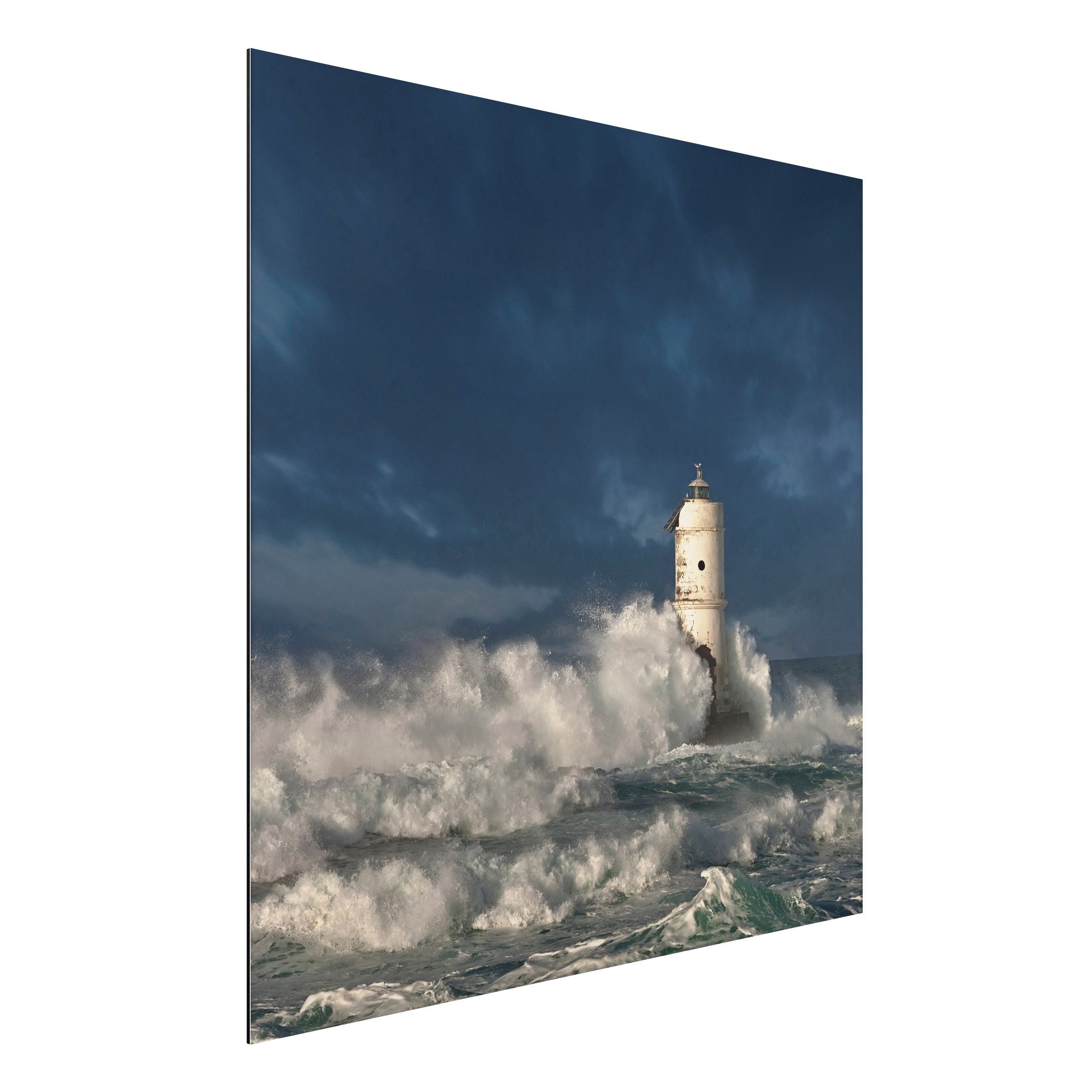 Alu-Dibond Outdoor Bild Leuchtturm auf Sardinien
