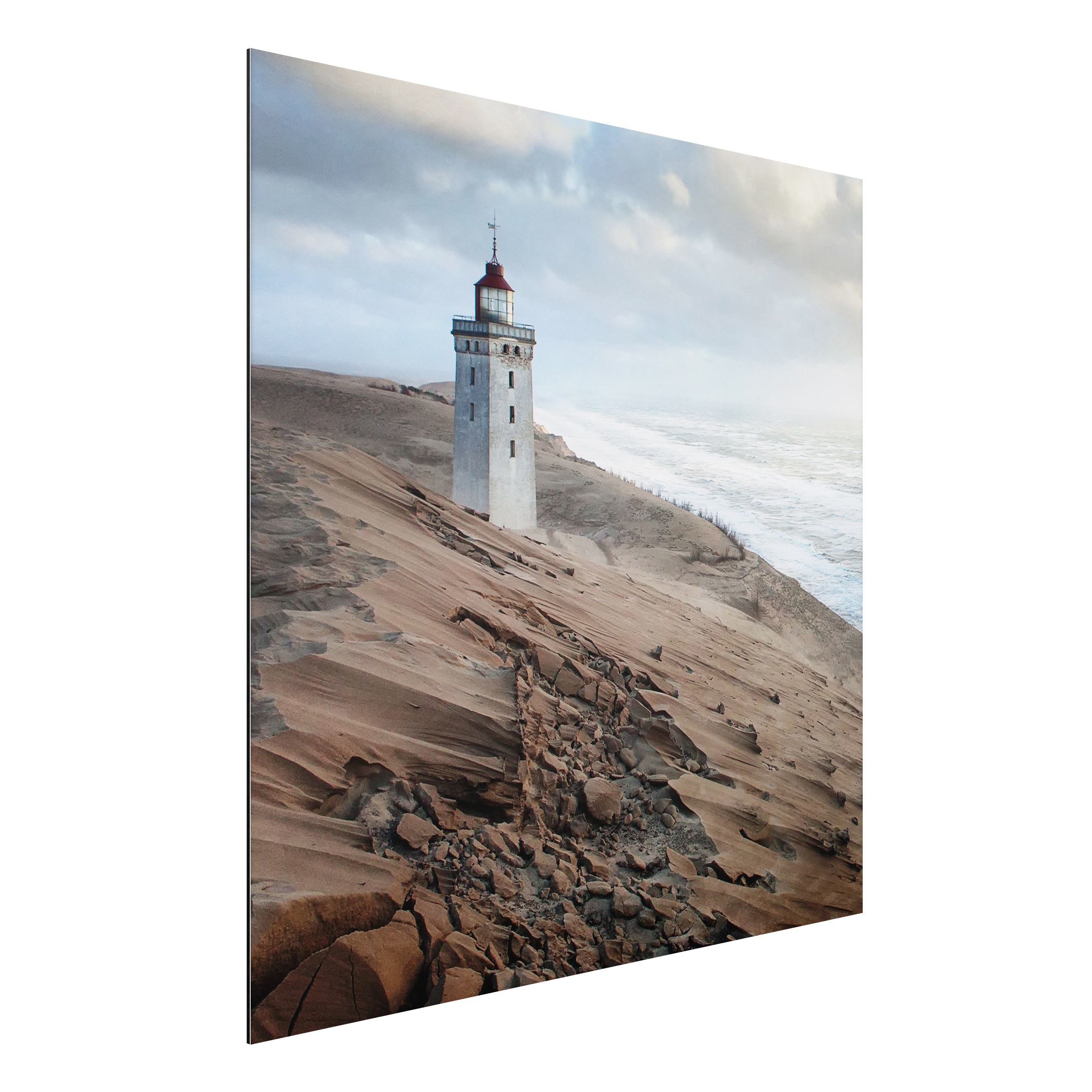 Alu-Dibond Outdoor Bild Leuchtturm in Dänemark